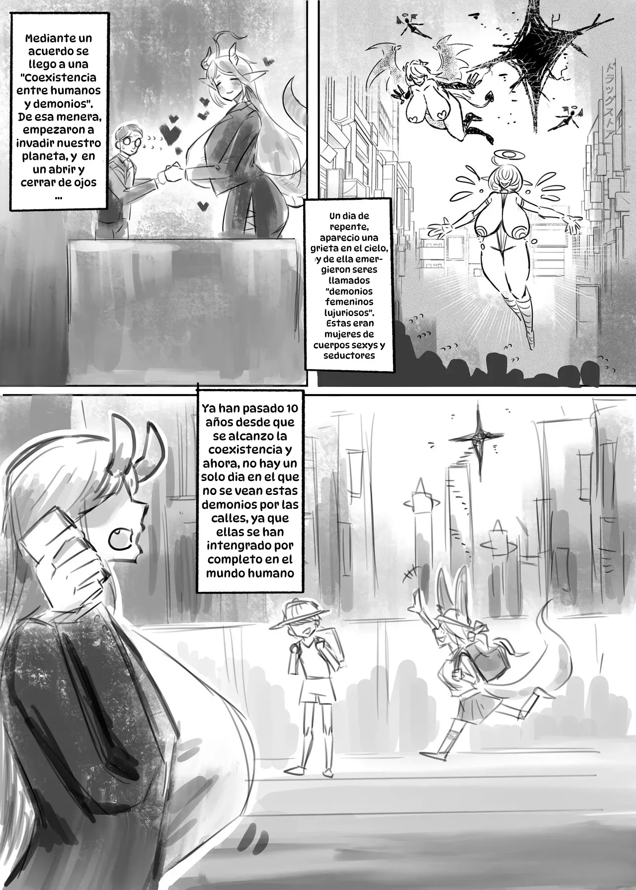 Muhoujou Cool-kei Maso Mesu Ushichichi Inma-san to Love Love Koubi suru Hanashi | La Romántica Historia Sobre Intimar con una Demonio de Pechos de Vaca, Fría, Inexpresiva y Masoquista. page 3 full