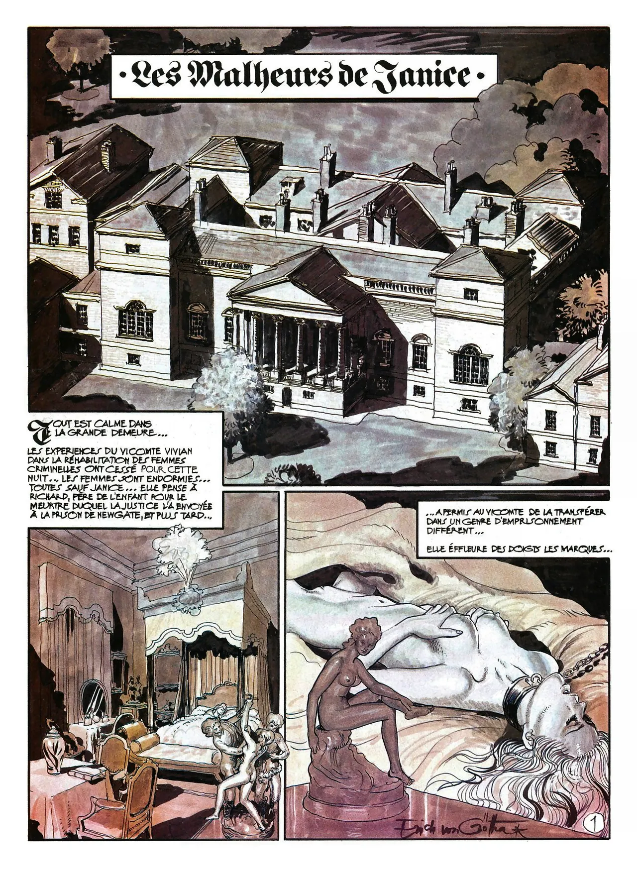 Erich von Götha  - Les Malheurs de Janice #2 page 2 full