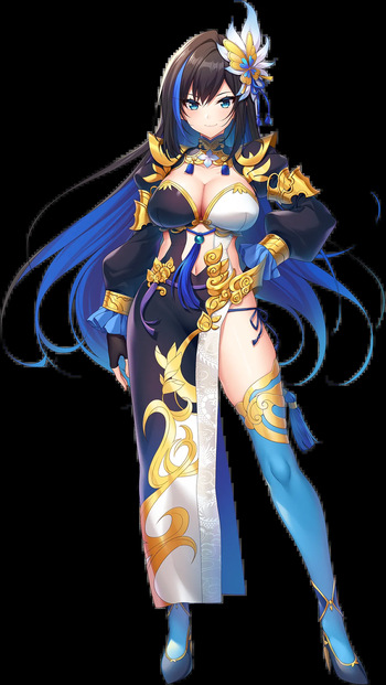 Souten † Koihime -Shigen no Ou-  blush cover