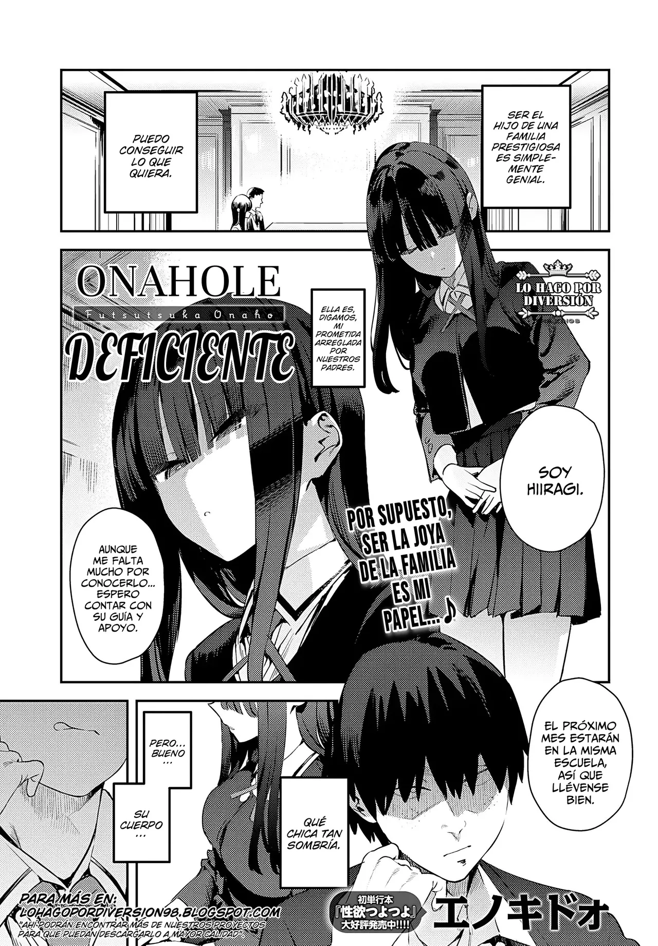 Futsutsuka Onaho | Onahole Deficiente page 1 full