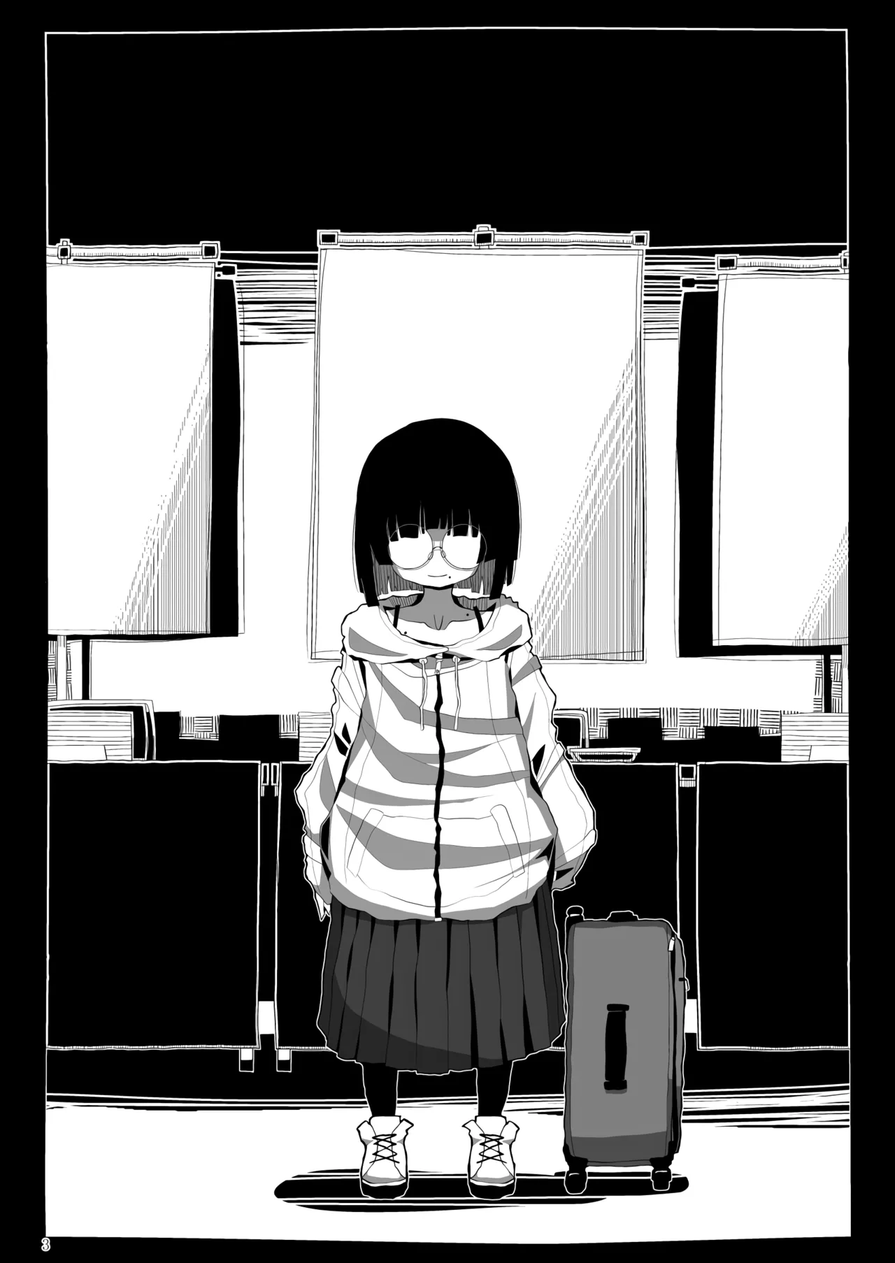 Jimi de Otonashisou ni Miete Doutei wo Taberu no ga Shumi no Warui Onna no Ko Doujin Sakka-chan ni Seiheki wo Dame ni Sareru Douteikuntachi no Hanashi page 2 full