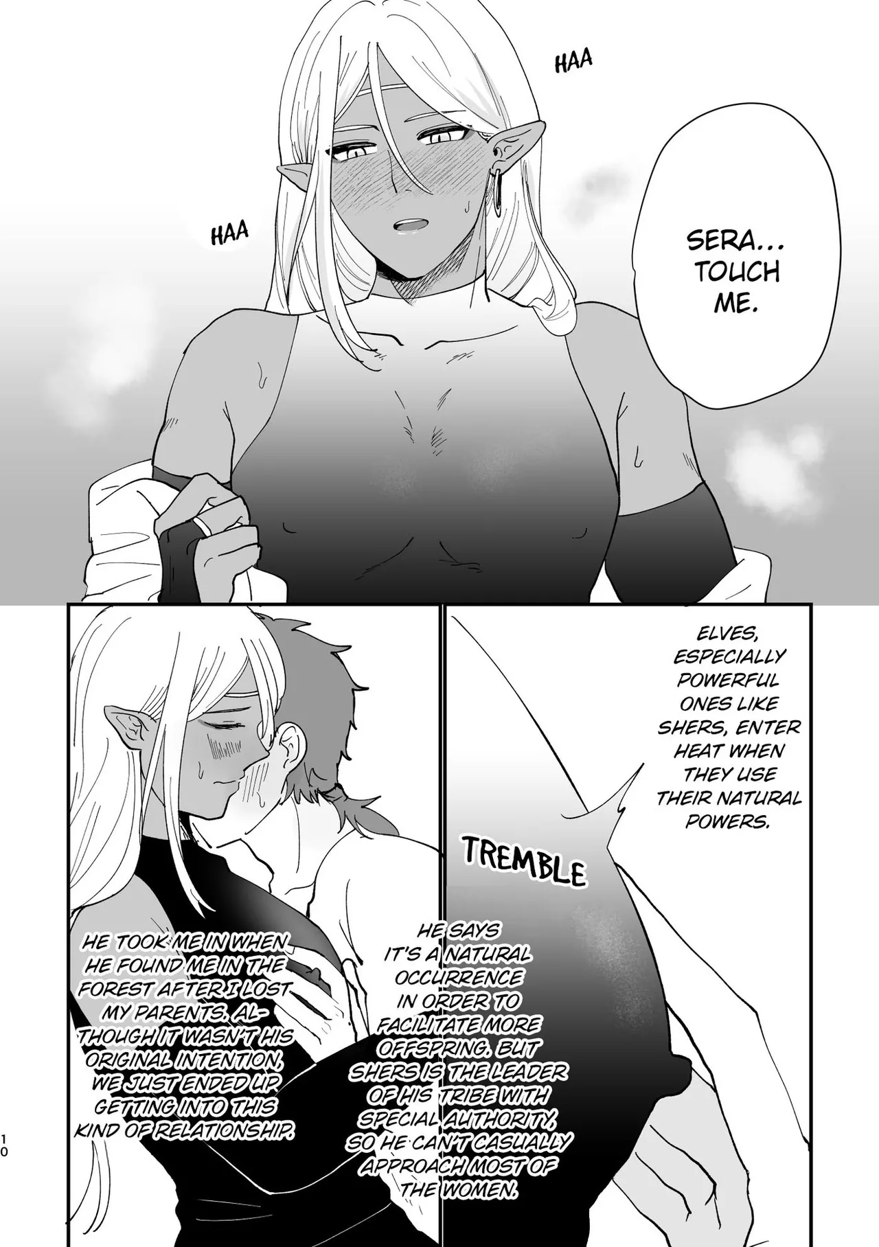 Hatsujou Elf to Dekiai Ecchi | Loving Sex With a Horny Elf. page 9 full