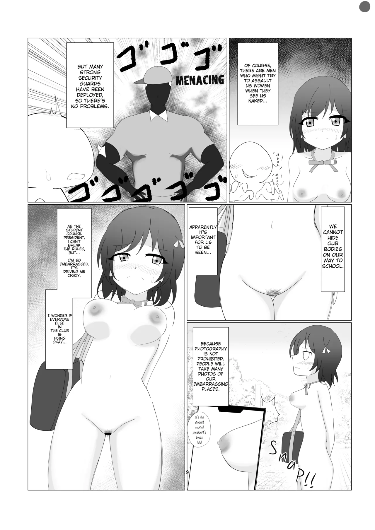 Nijigasaki Gakuen Zenra Toukoubi | Nijigasaki High Naked School Day page 6 full
