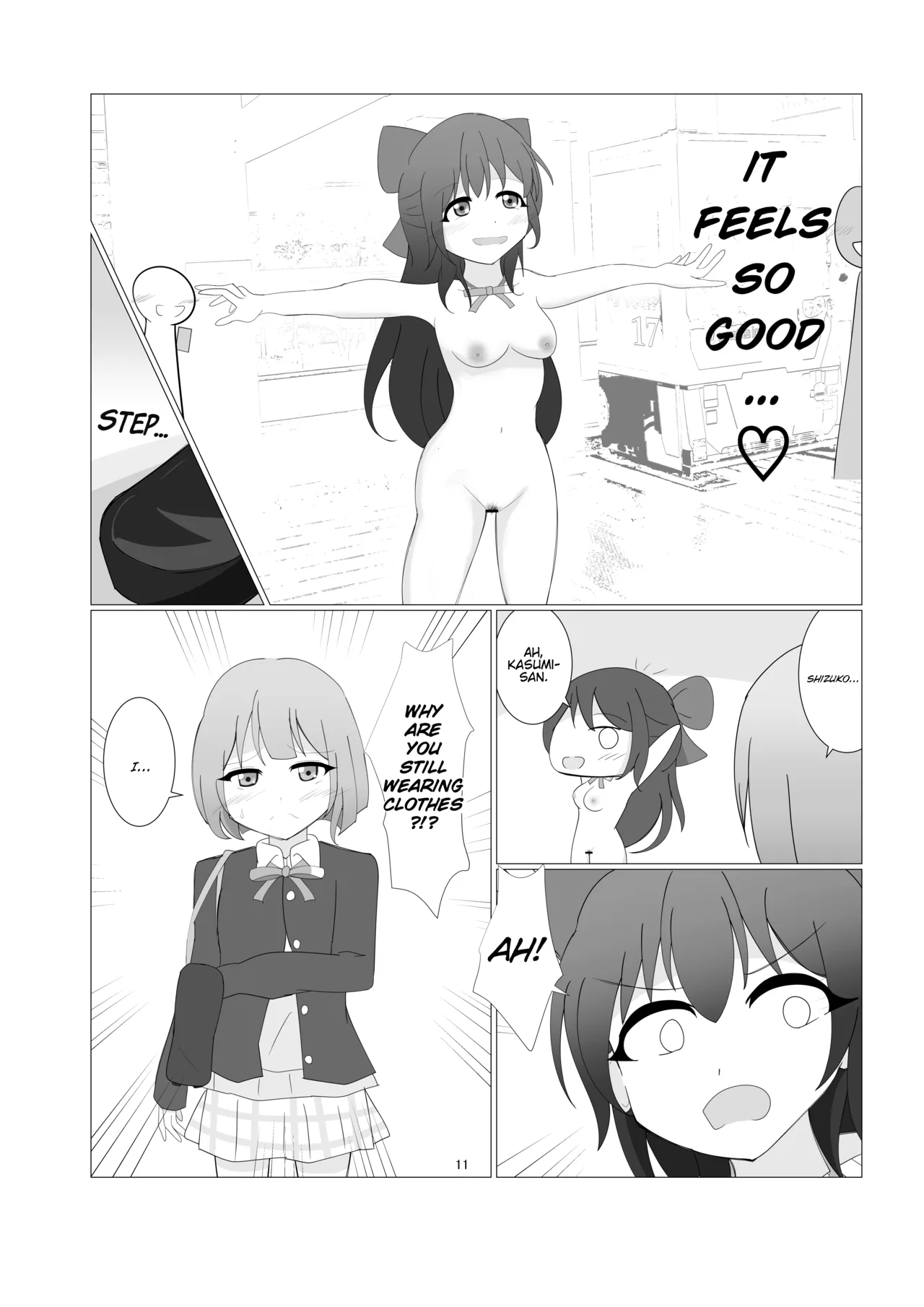 Nijigasaki Gakuen Zenra Toukoubi | Nijigasaki High Naked School Day page 8 full