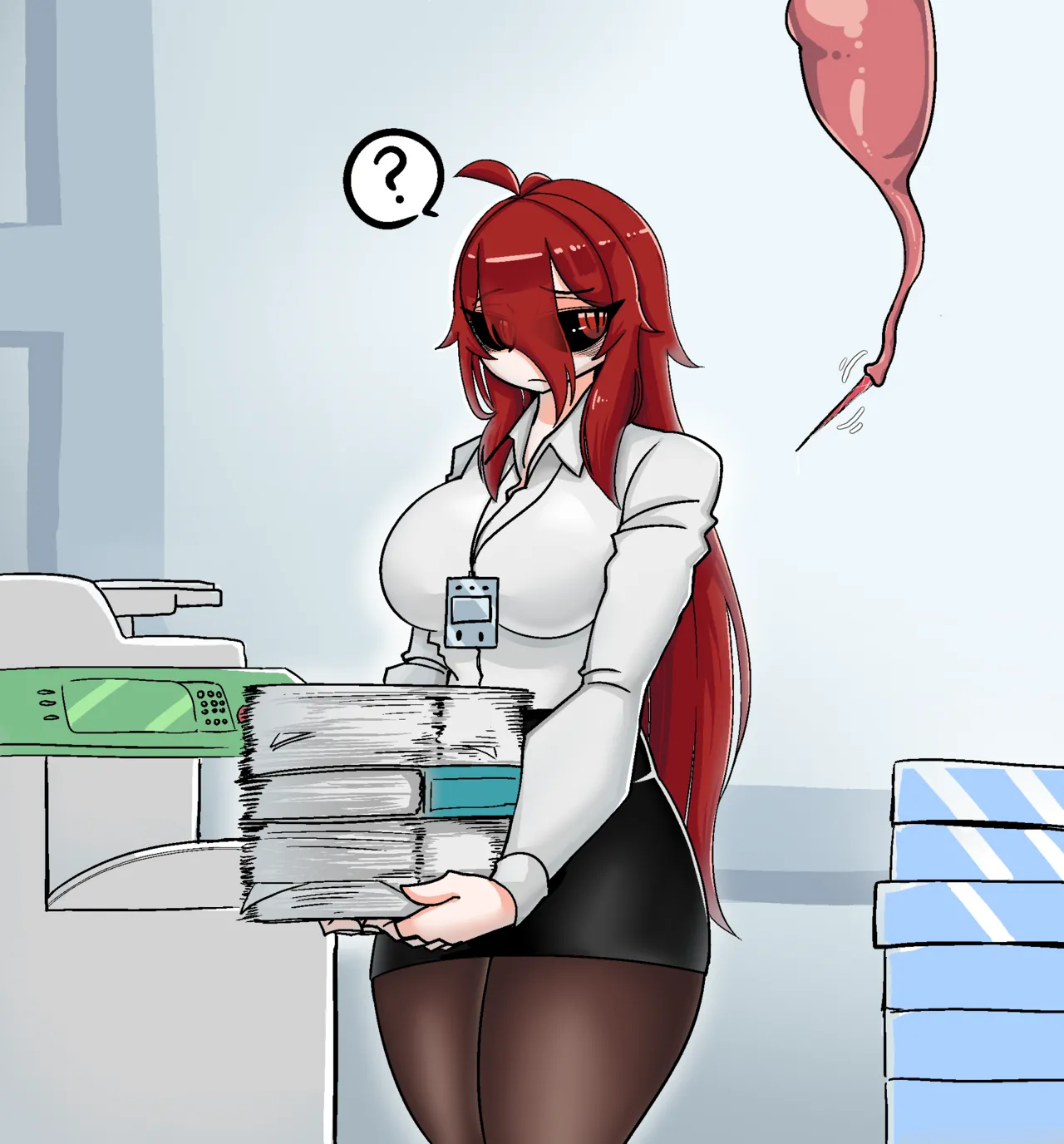 Redhead Girl meets Brain Penetrating Parasite page 3 full