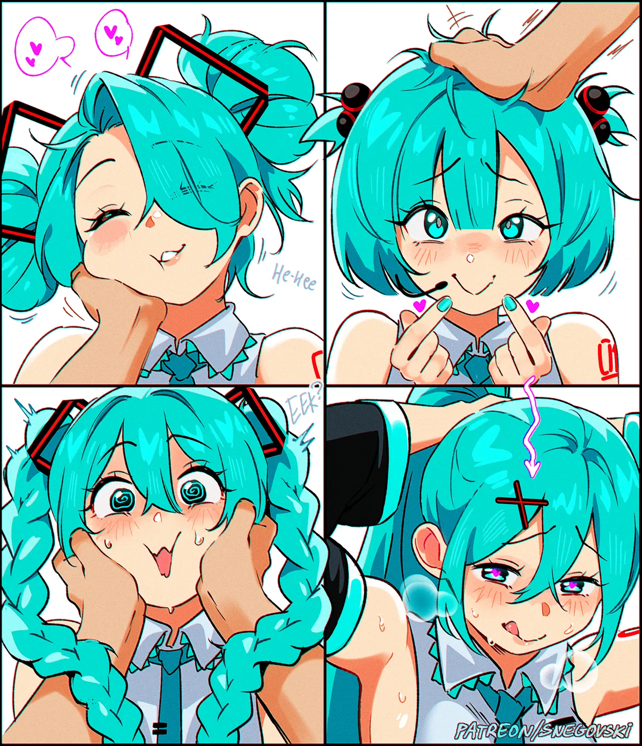 Miku's hairstyles page 1 full