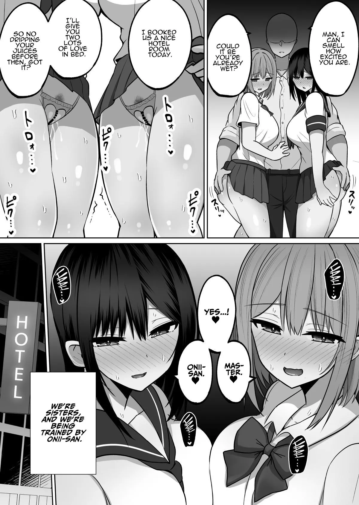 Kyonyuu Mesu Onaho no Shitsukekata ~ Binkan Taishitsu no Dosukebe Kyonyuu Shimai to Iki Gaman Training | How To Discipline A Busty Fuckhole ~Sensitive Bodied Pervert Sisters’ Orgasm Resistance Training~ page 6 full