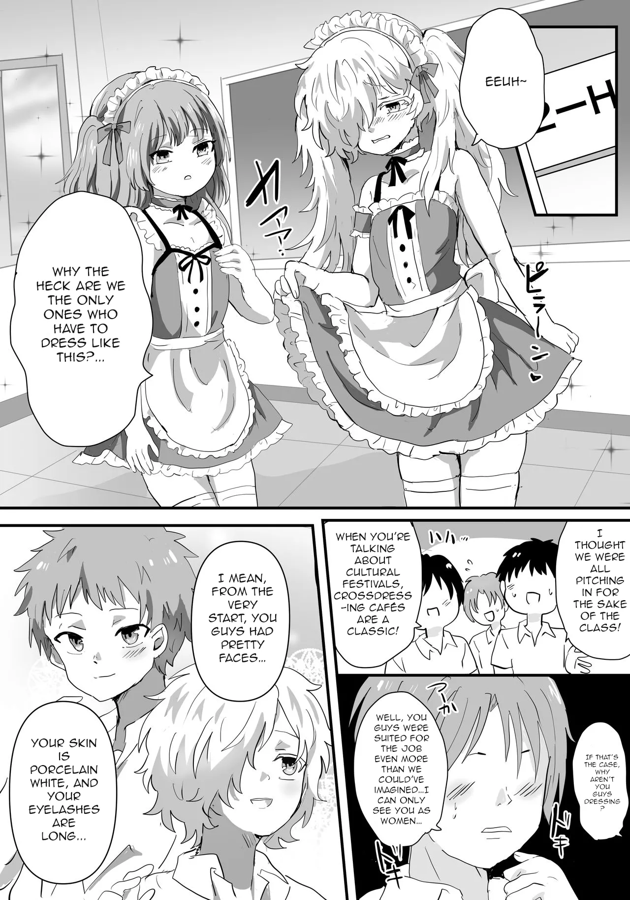 Mesu Ochi Josou Maid wa Minna no Nikubenki | Feminized Crossdressing Maids that became Everyone's Cumdumps page 2 full