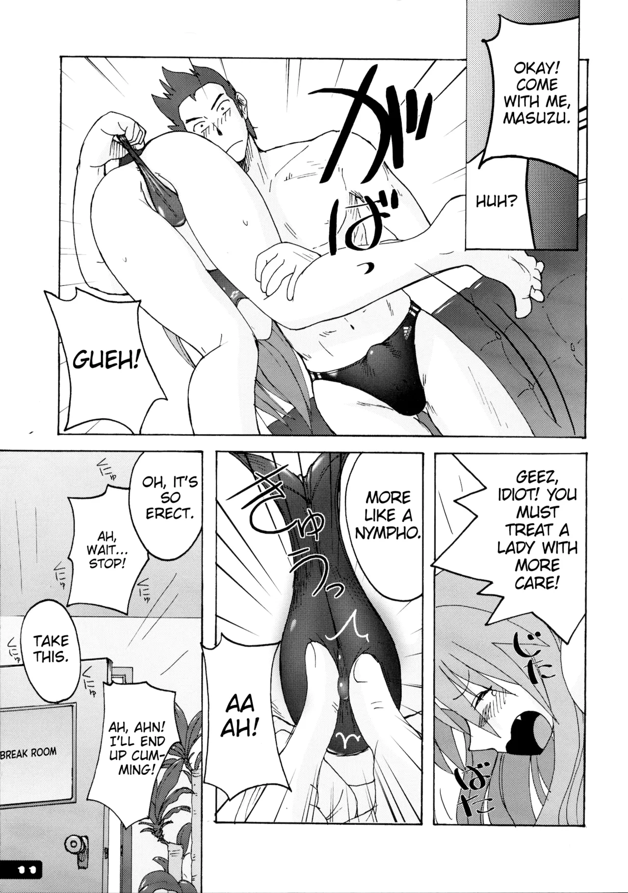 Pitapita Kyouei Mizugi - for Competition swimsuit fetist &amp; high cut bottoms fleaks 1-3 Soushuuhen page 10 full