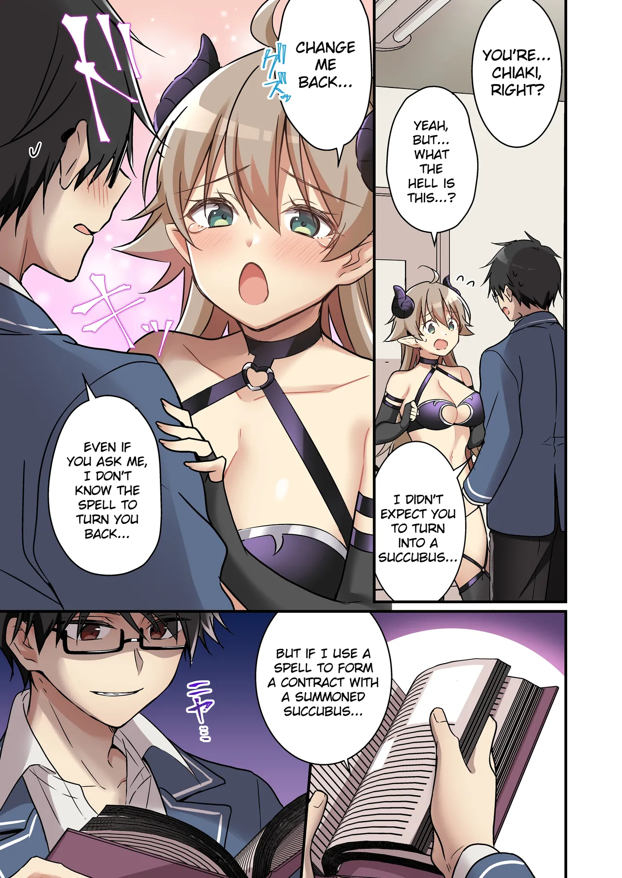 Shoukan Sareta Succubus ga Boku da Nante Kiitenain desu kedo  | I Didn't Expect that I'D be the Summoned Succubus page 6 full
