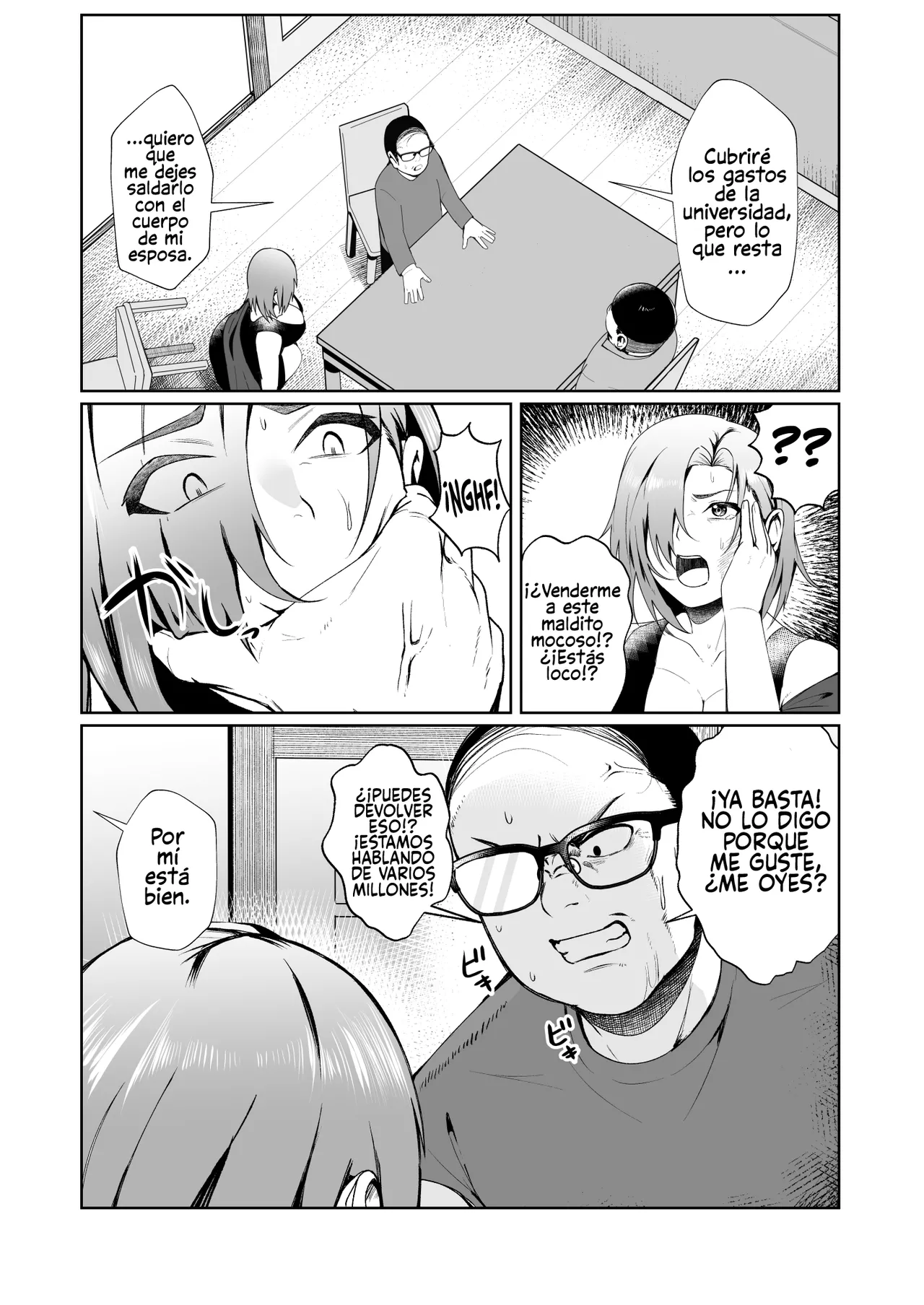 Oji-san ga Shakin o Tsuma no Karada de Hoten Shite Hoshii to Iwareta node Kaidaku Shita Hanashi page 6 full