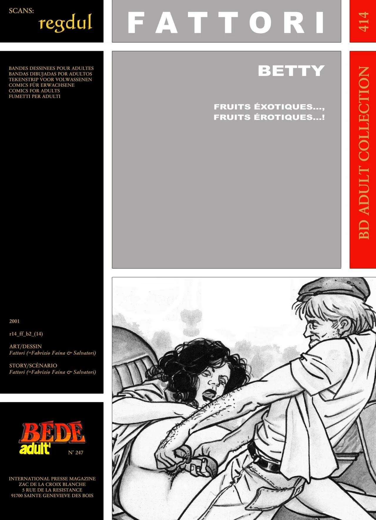 Fattori  - Betty : Fruits éxotiques …, fruits érotiques … ! page 1 full