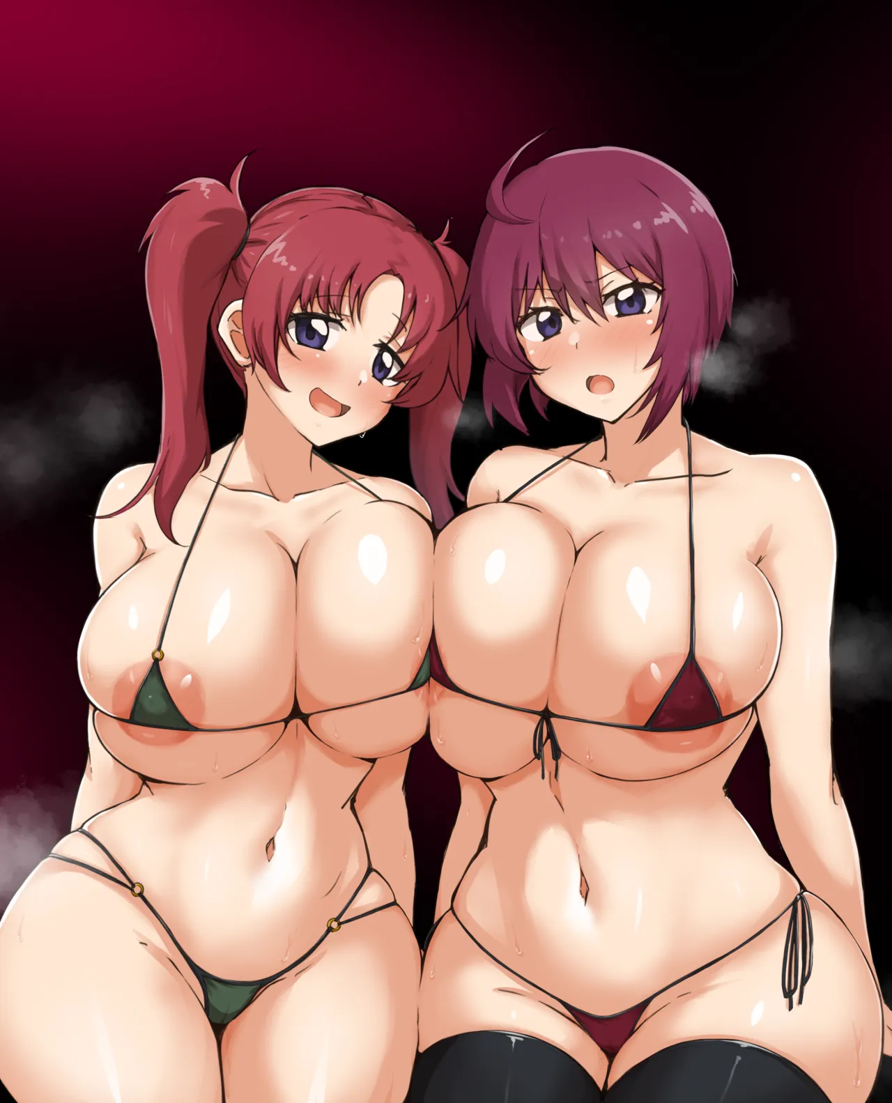 上官の精液で妊娠してしまうルナマリアとメイリン page 7 full