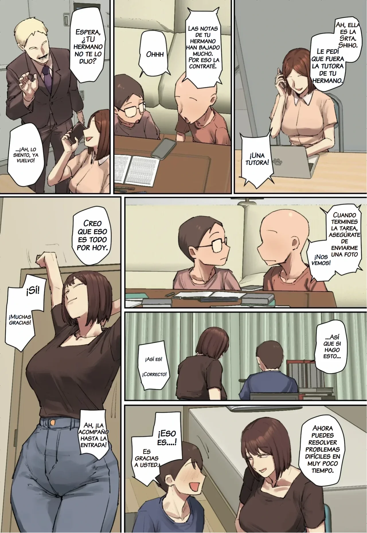 Onii-chan no Kateikyoushi ni Hitomebore!｜¡Me Enamoré a Primera Vista de la Tutora de mi Hermano! page 6 full