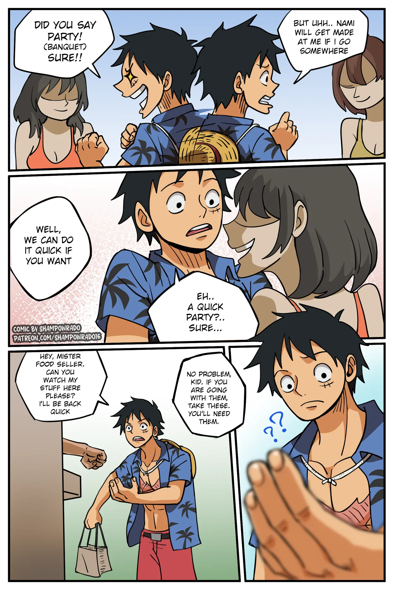 Realization Luffy x Nami page 3 full