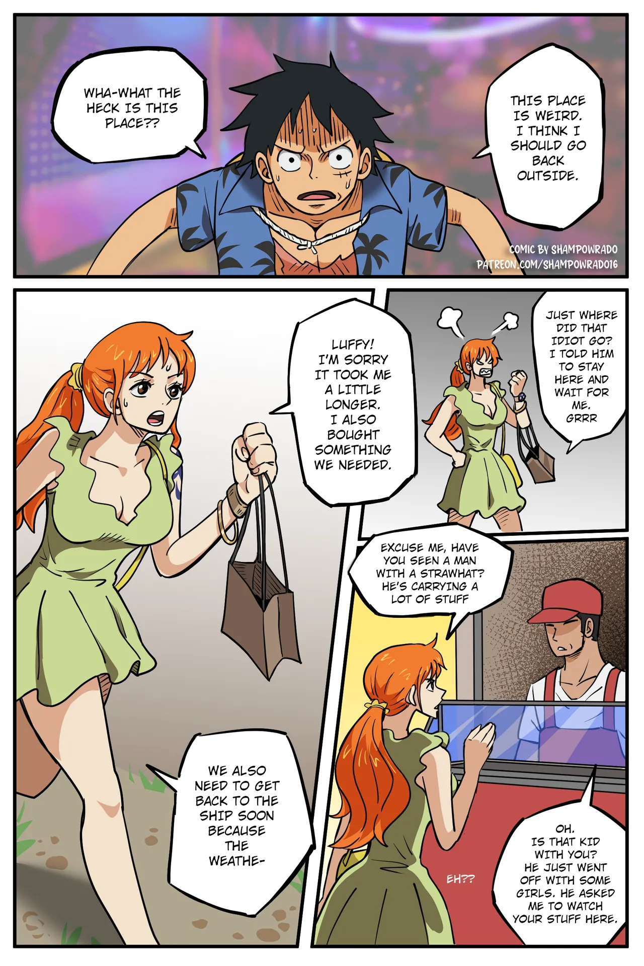 Realization Luffy x Nami page 4 full