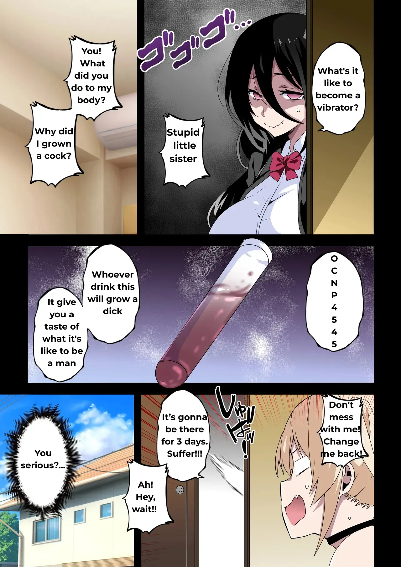 Futanari SISTERS page 8 full