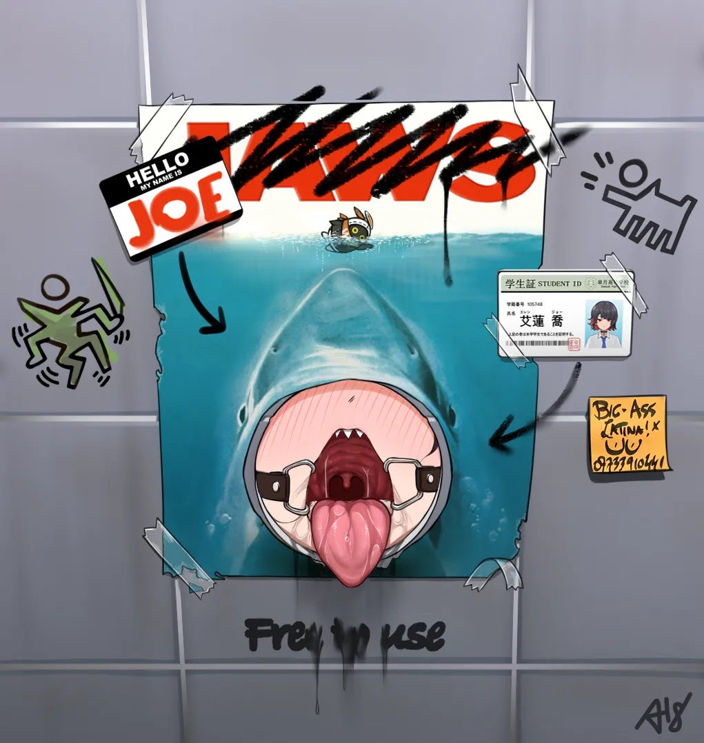 Ah18 / Debris Industry Ellen Joe Jaws Shark Wall 🚾Pixiv and Twitter posts Zenless Zone Zero page 8 full