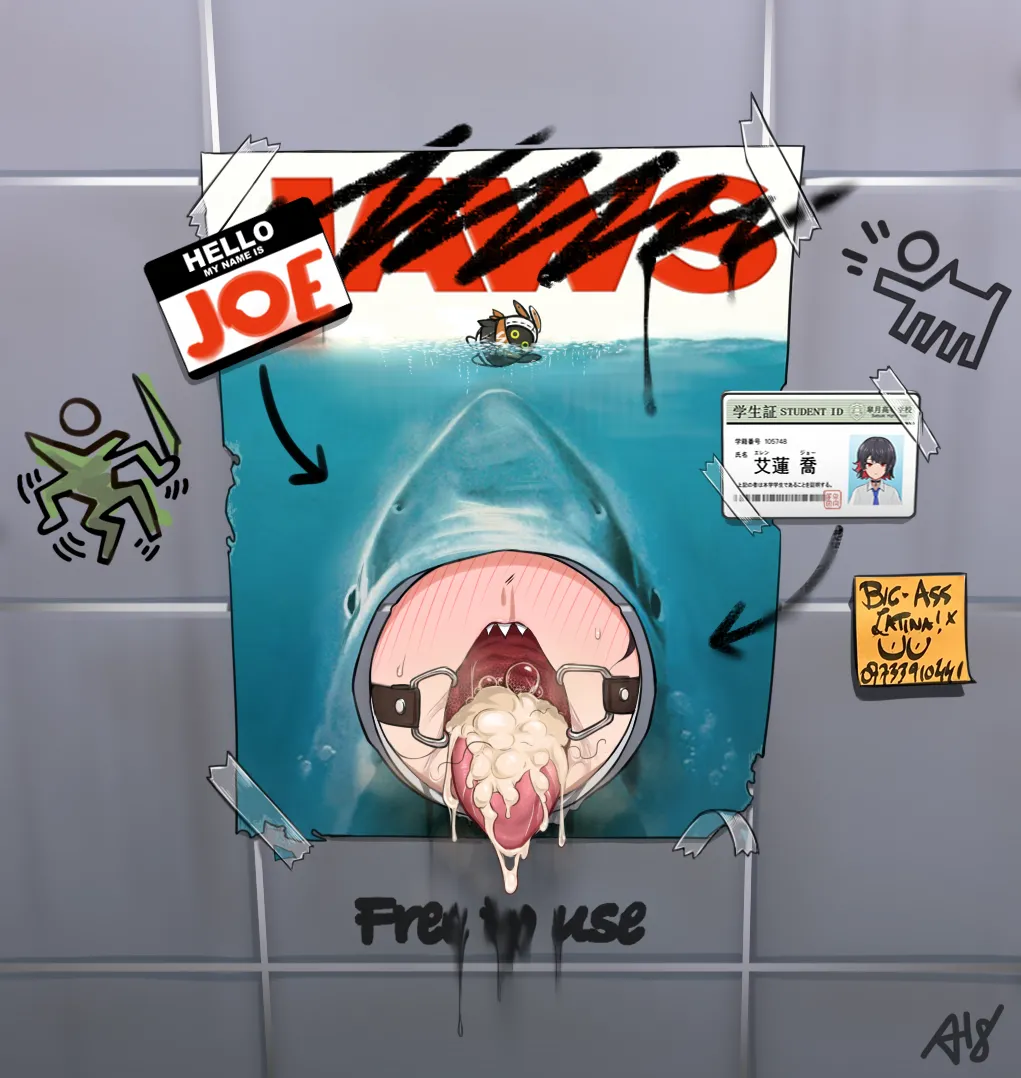 Ah18 / Debris Industry Ellen Joe Jaws Shark Wall 🚾Pixiv and Twitter posts Zenless Zone Zero page 9 full