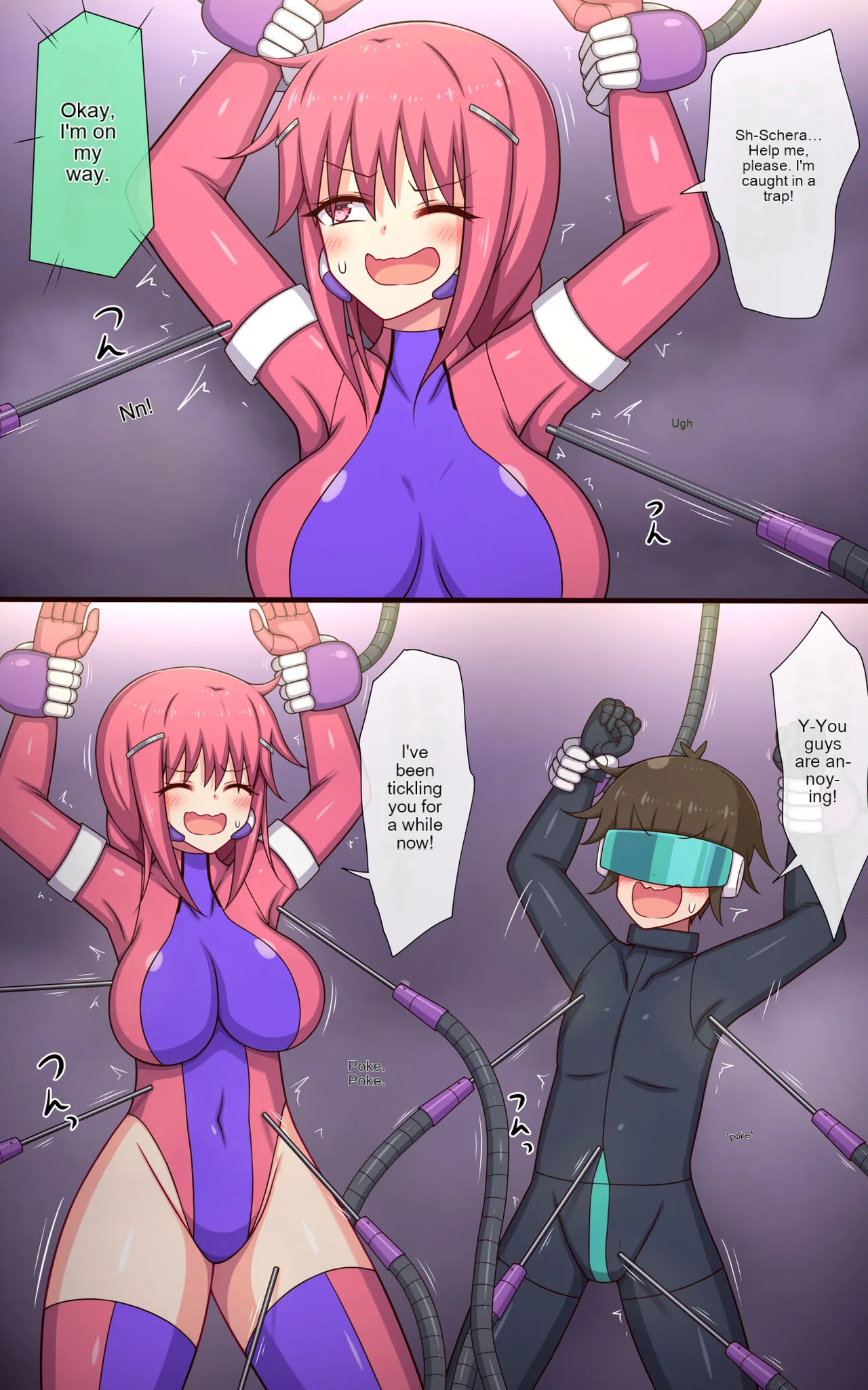 Male and Female Tickle Sex Trap Translated page 5 full