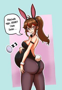 [HanaDraws] Easter Bunny Hana / May-ternity Preg Drive 2025