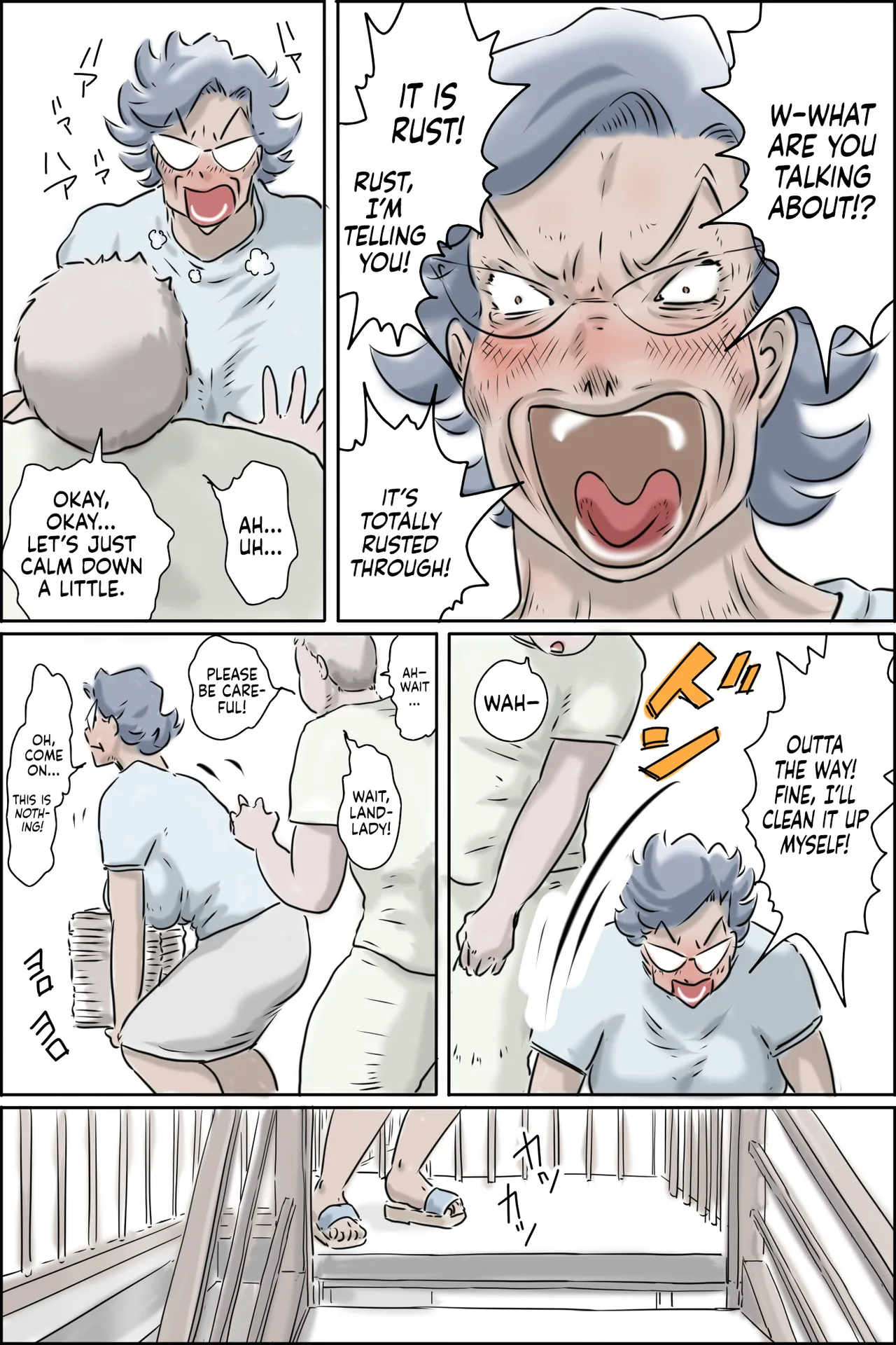 Ooya-san ga Yonderu -Mousou Dai Bakuhatsu Hen- | The Landlady Is Calling -Delusions Gone Wild- page 9 full