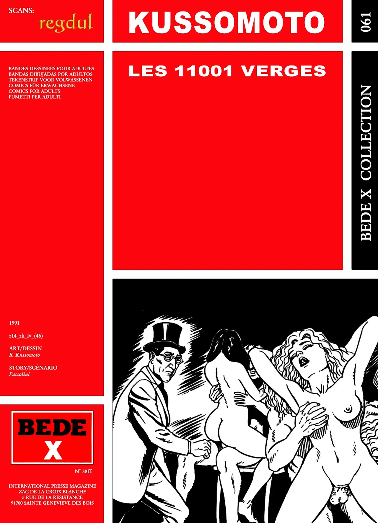 Roberto Kussomoto &amp; Passolini - Les 11001 verges page 1 full