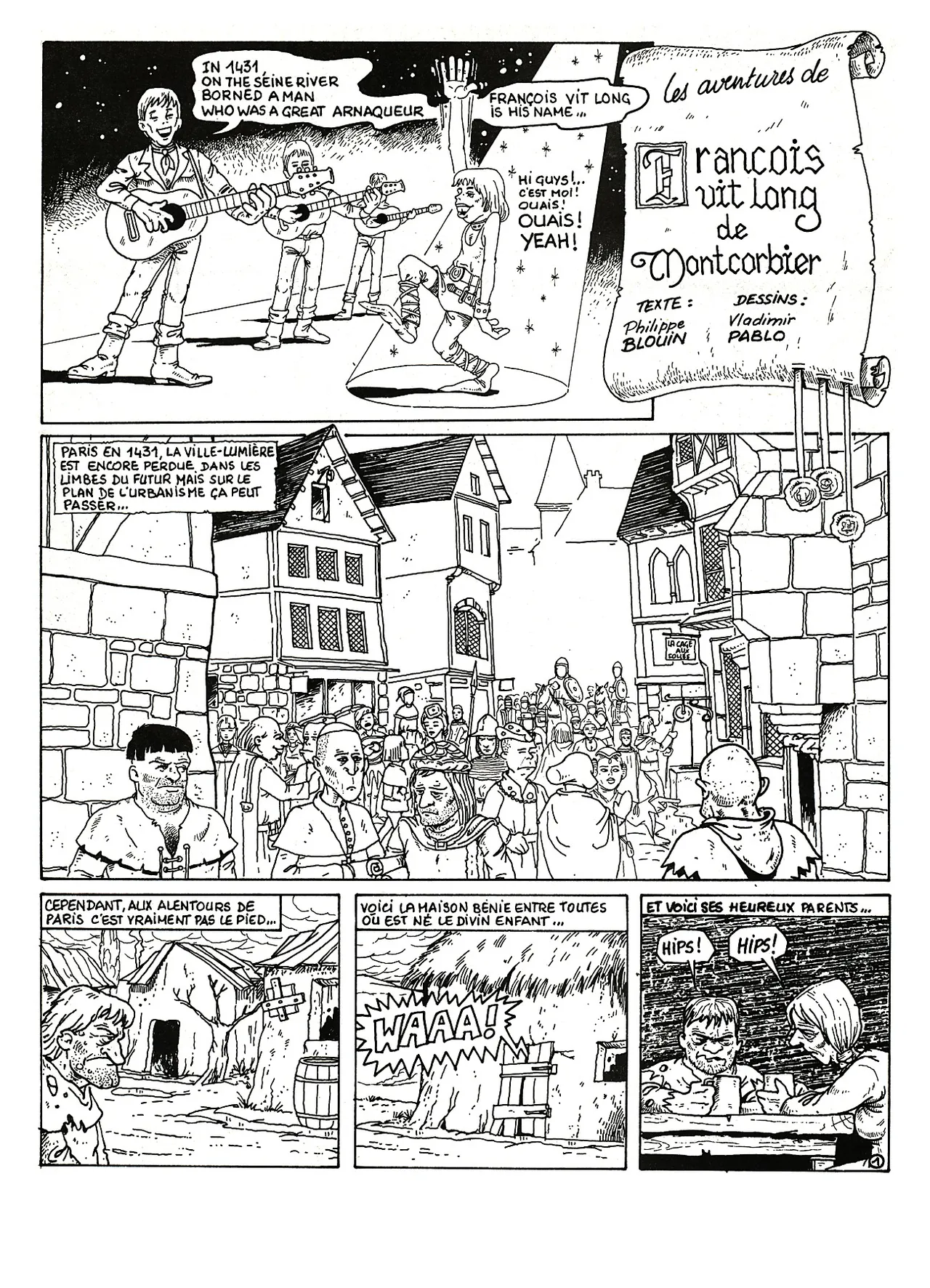 Vladimir Pablo &amp; Philippe Blouin - Les aventures de François "vit long" de Montcorbier page 2 full
