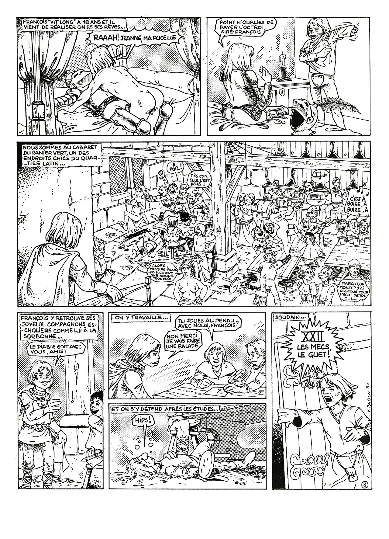 Vladimir Pablo &amp; Philippe Blouin - Les aventures de François "vit long" de Montcorbier page 4 full