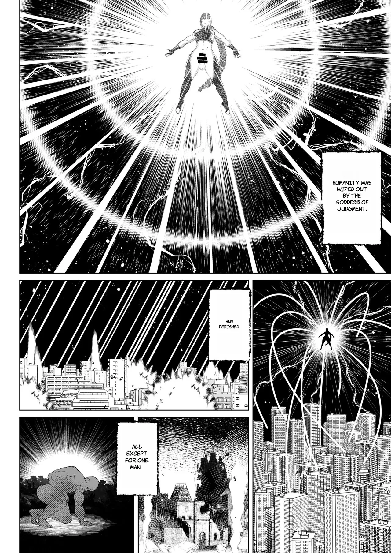 Jinrui o Mikudashiteru Sondai na Futanari Aku Megami ga Oji-san ni Zanpai suru Hanashi - ENGLISH AI TRANSLATED page 3 full