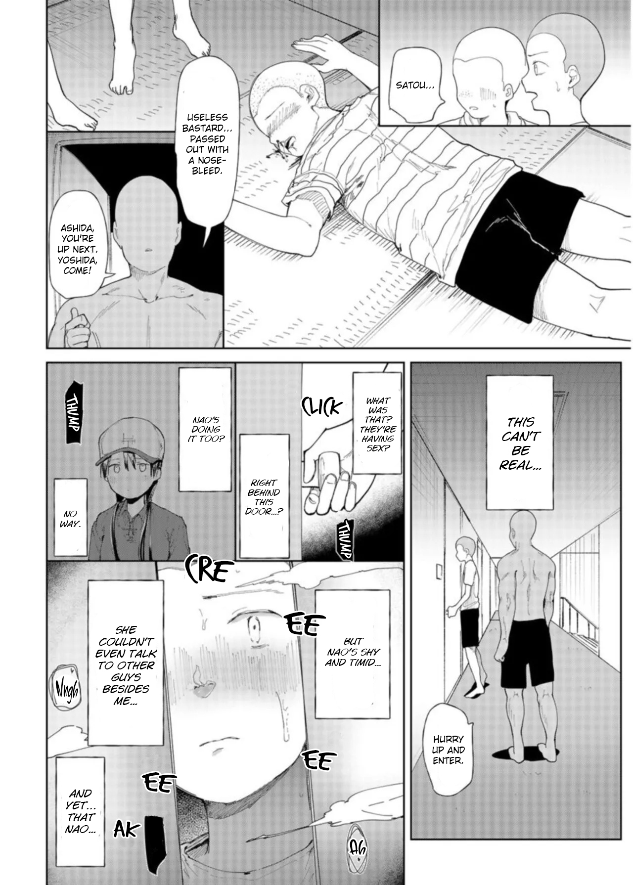 〇□Gakuen Yakyuu-bu ~Manatsu no Gasshuku-chuu ni Tanezuke Sareru Joshi Manager-tachi~ 1 page 8 full