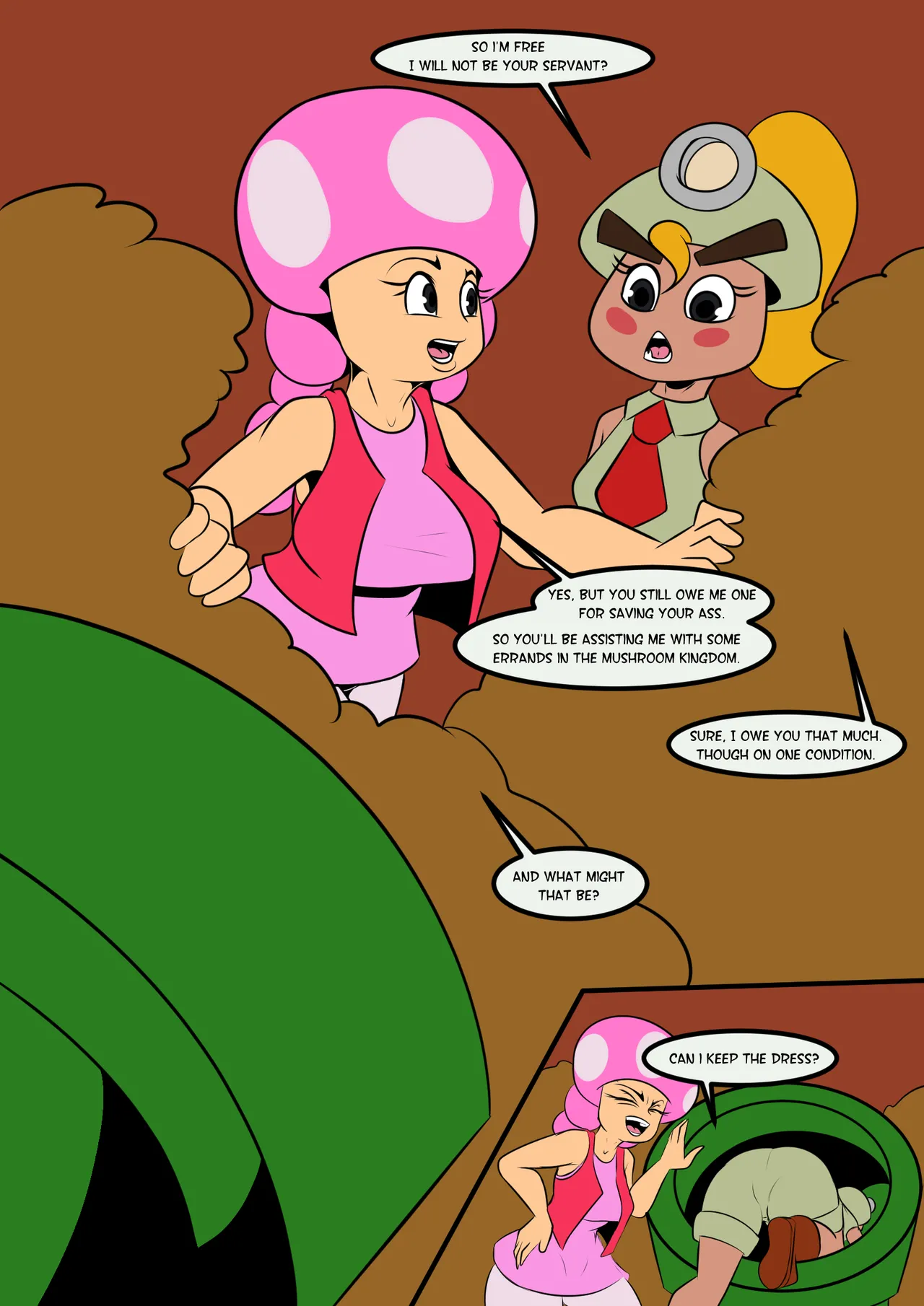 Toadette part 1 &amp; 2 page 8 full