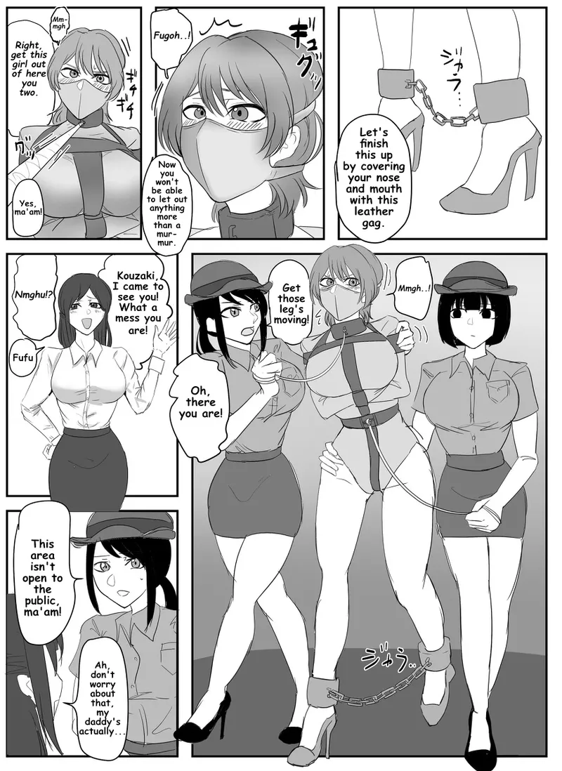 A young lady being arrested. Chapter 1-8 page 10 full