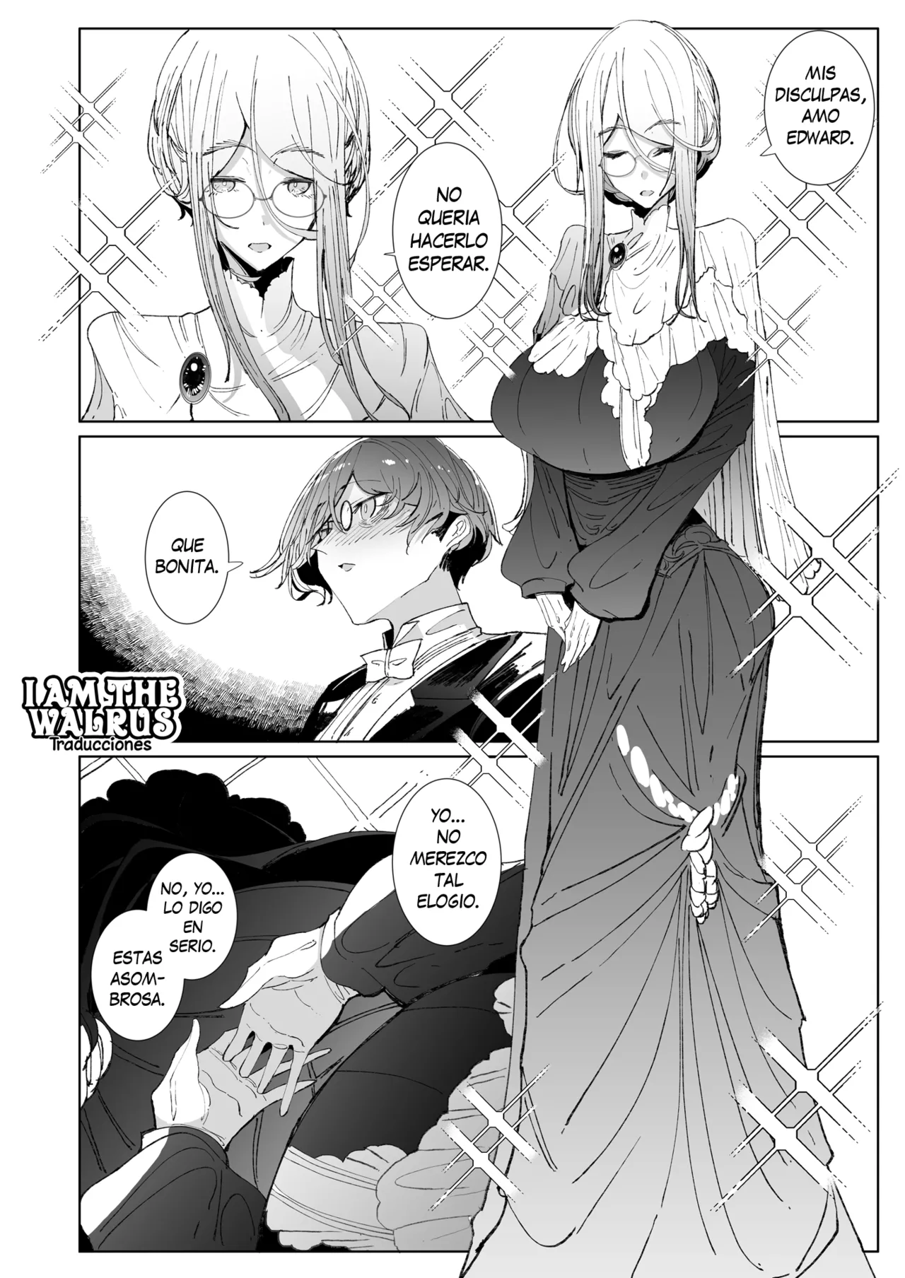 Shinshi Tsuki Maid no Sophie-san 9｜La Maid Sophie del Caballero 9 page 4 full