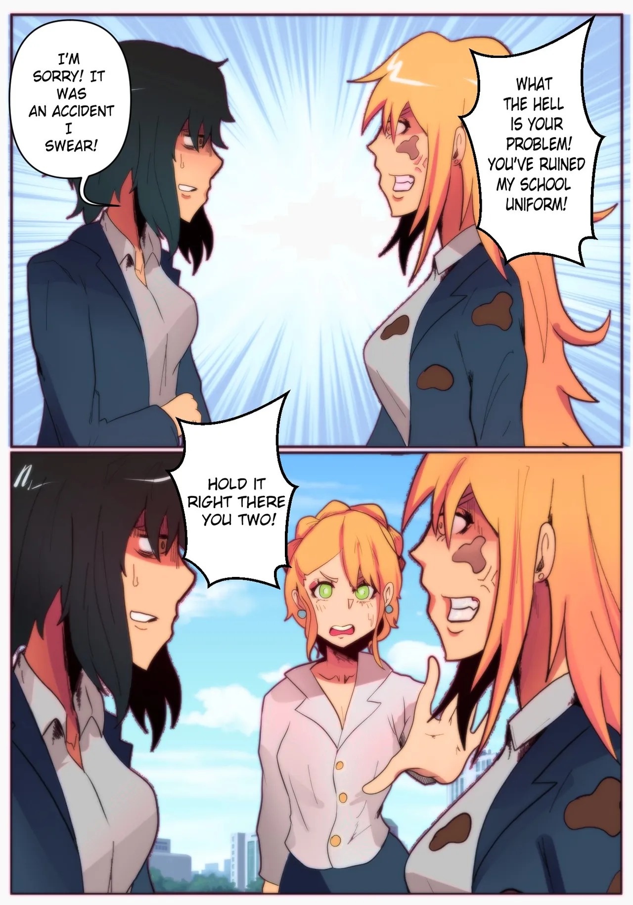 It Was an Accident! / Izumi is Over Confident / Settling the Debt / Paying the Debts page 3 full
