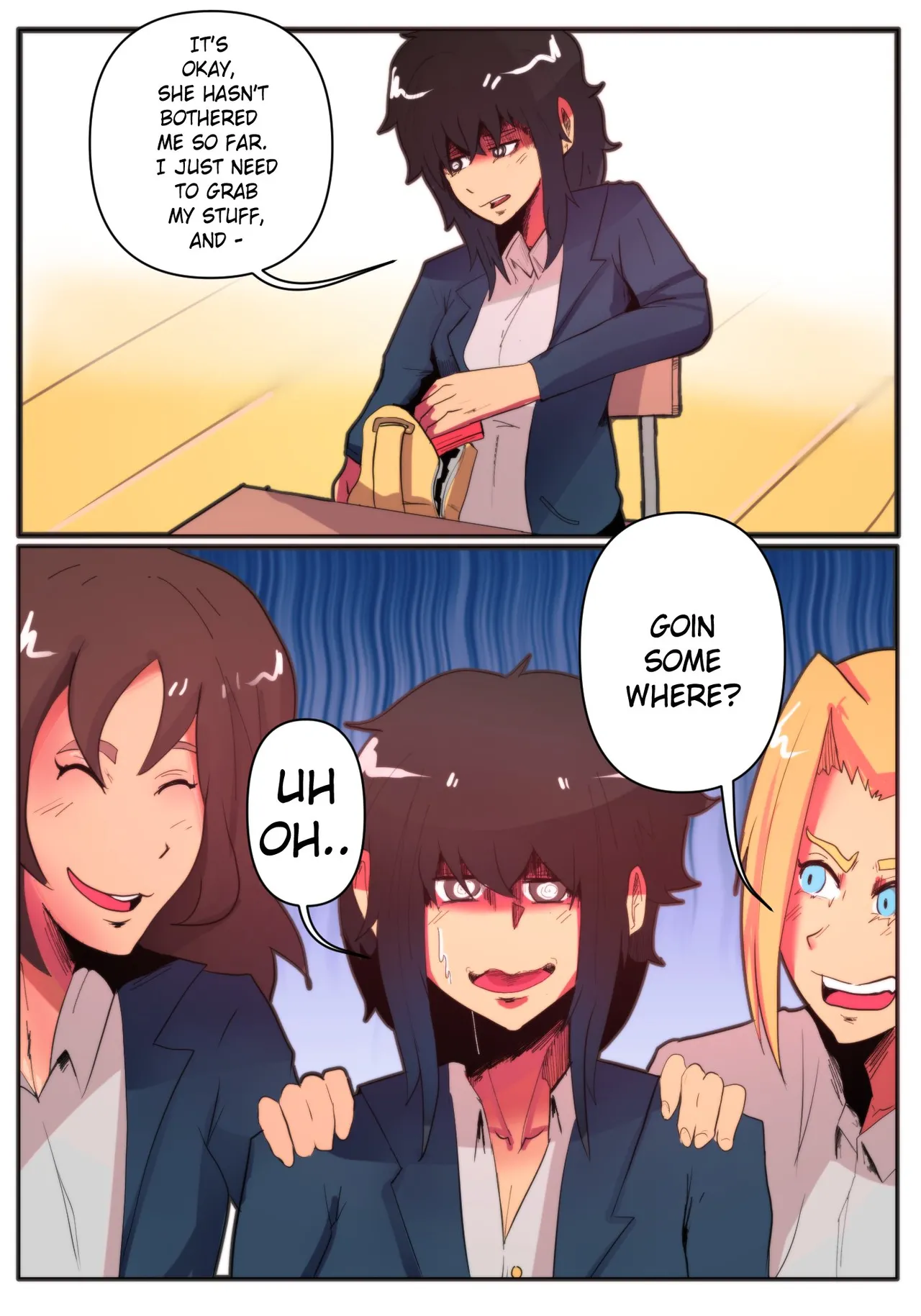 It Was an Accident! / Izumi is Over Confident / Settling the Debt / Paying the Debts page 6 full