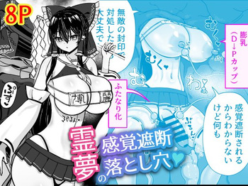 Reimu no kankaku shadan otoshiana cover