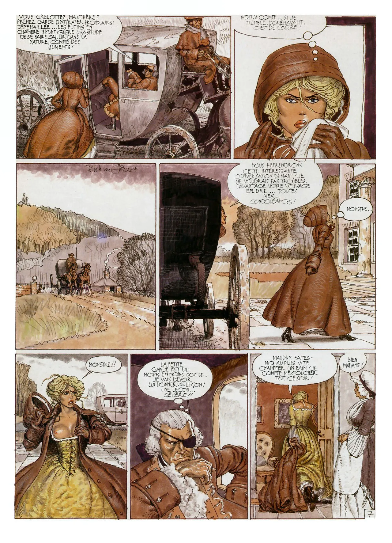 Erich von Götha  - Les Malheurs de Janice #3 page 8 full