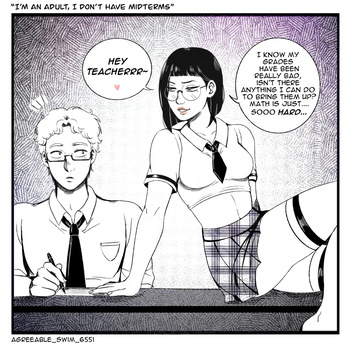 I'm an Adult, I don't have Midterms! cover