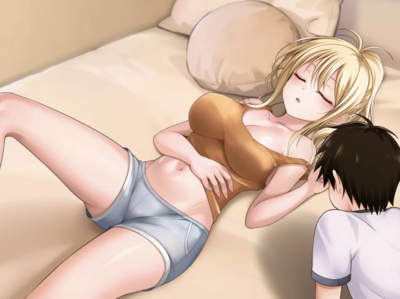 ラブライブ!ニジガク 宮下愛 睡眠中乳首責めイラスト page 7 full