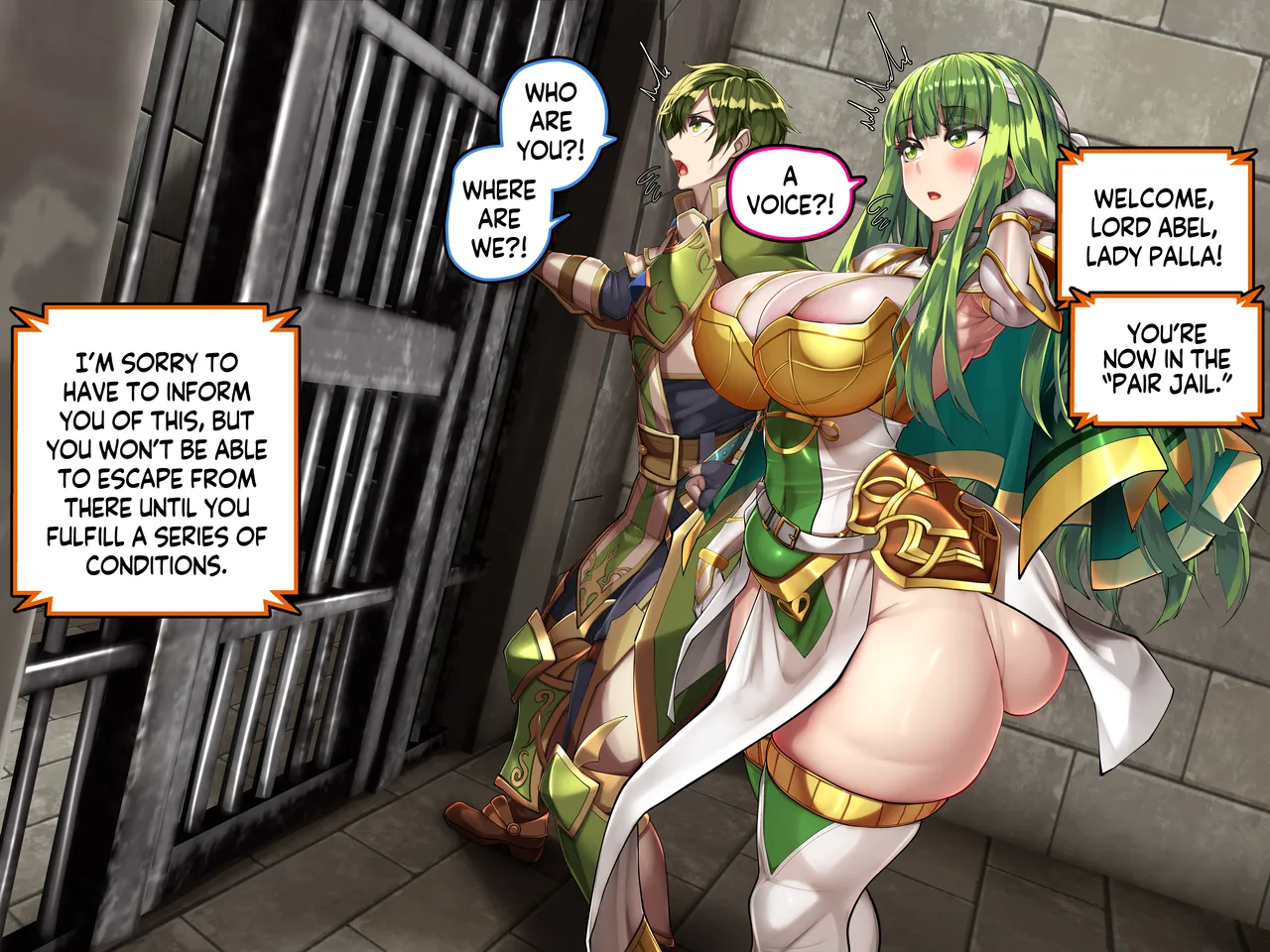 Abel×Palla Sex Shinai to Derarenai Heya | Abel and Palla in a "Room You Can't Leave Unless You Have Sex" page 9 full