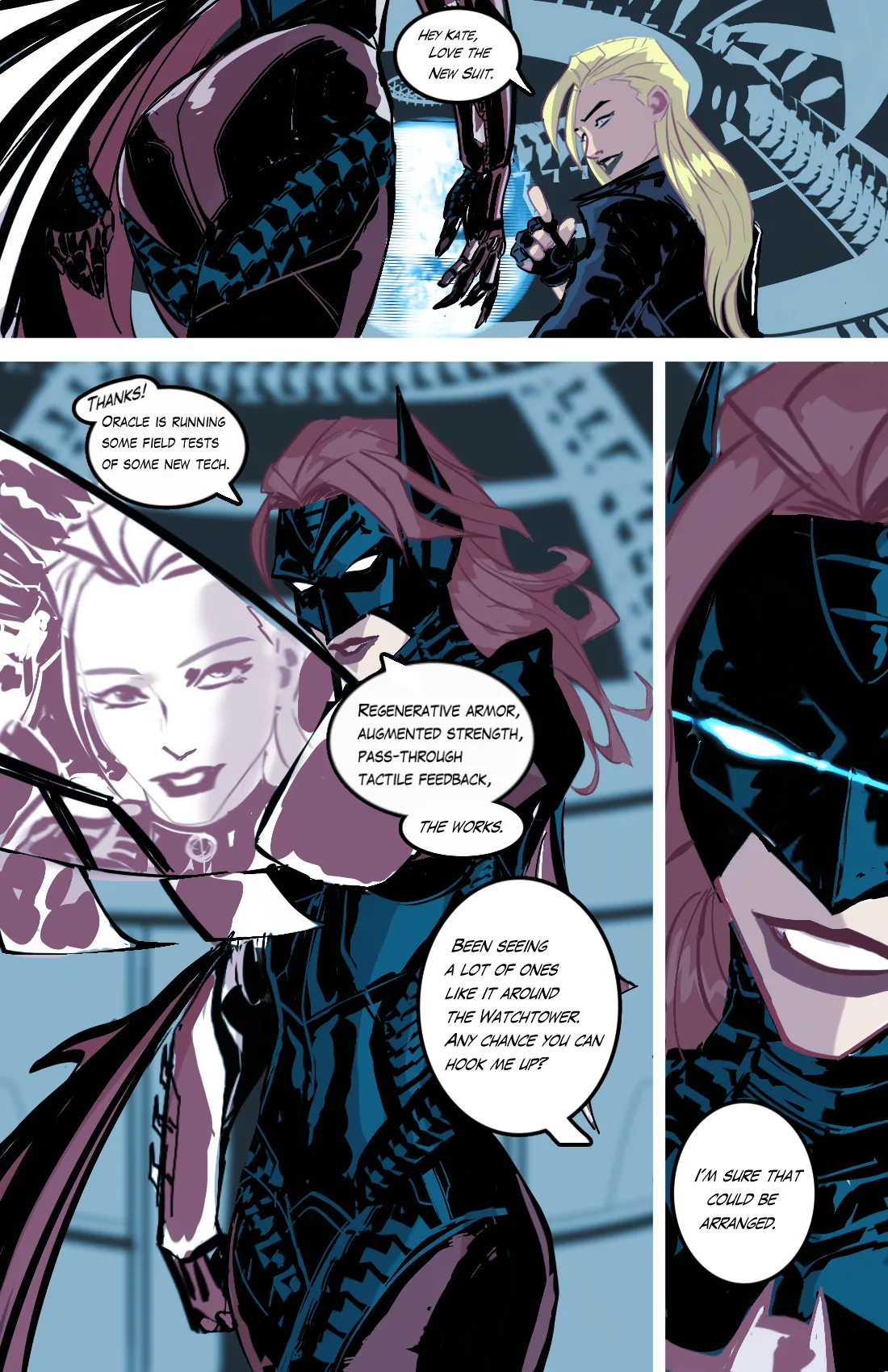 Recruiting Black Canary page 1 full