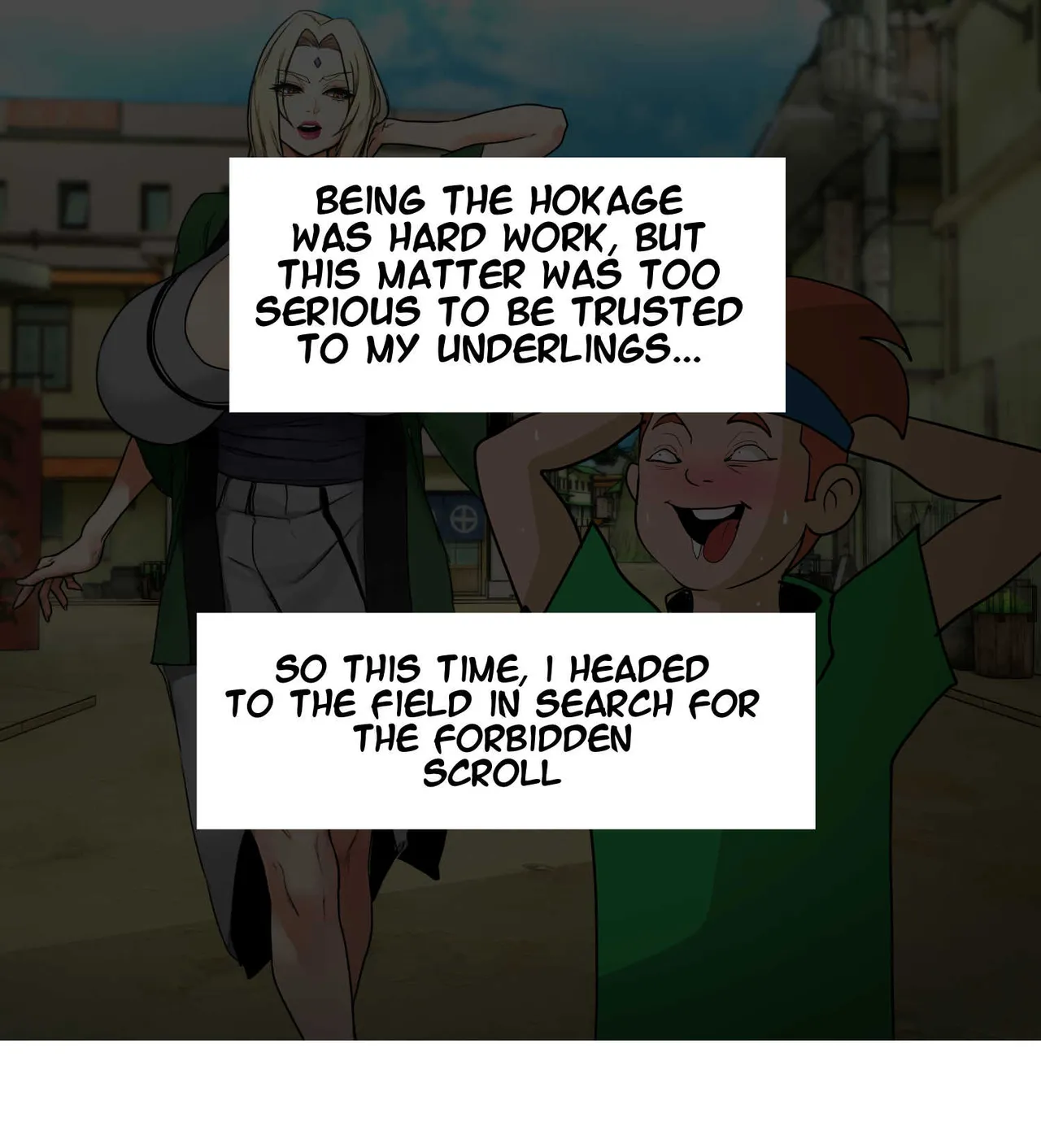 Tsunade and the Forbidden Scroll 1 page 2 full