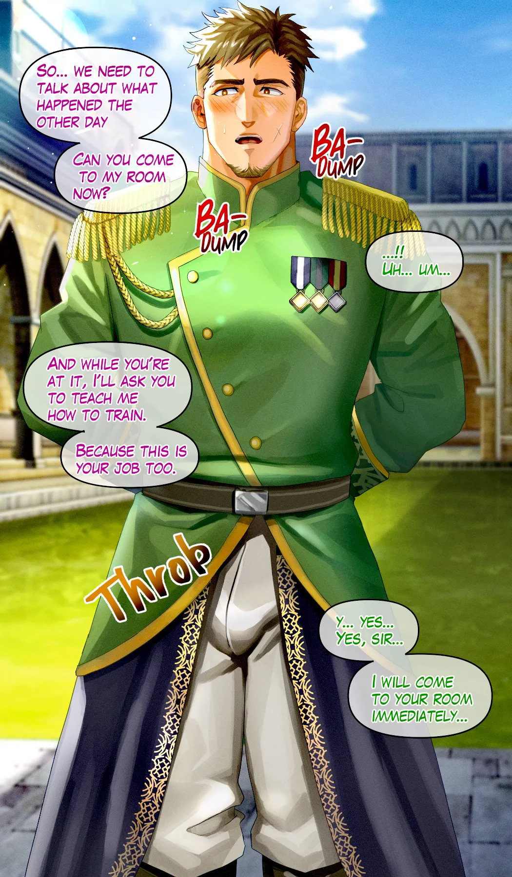 変態騎士団長のオナネタ告白イラマ page 10 full