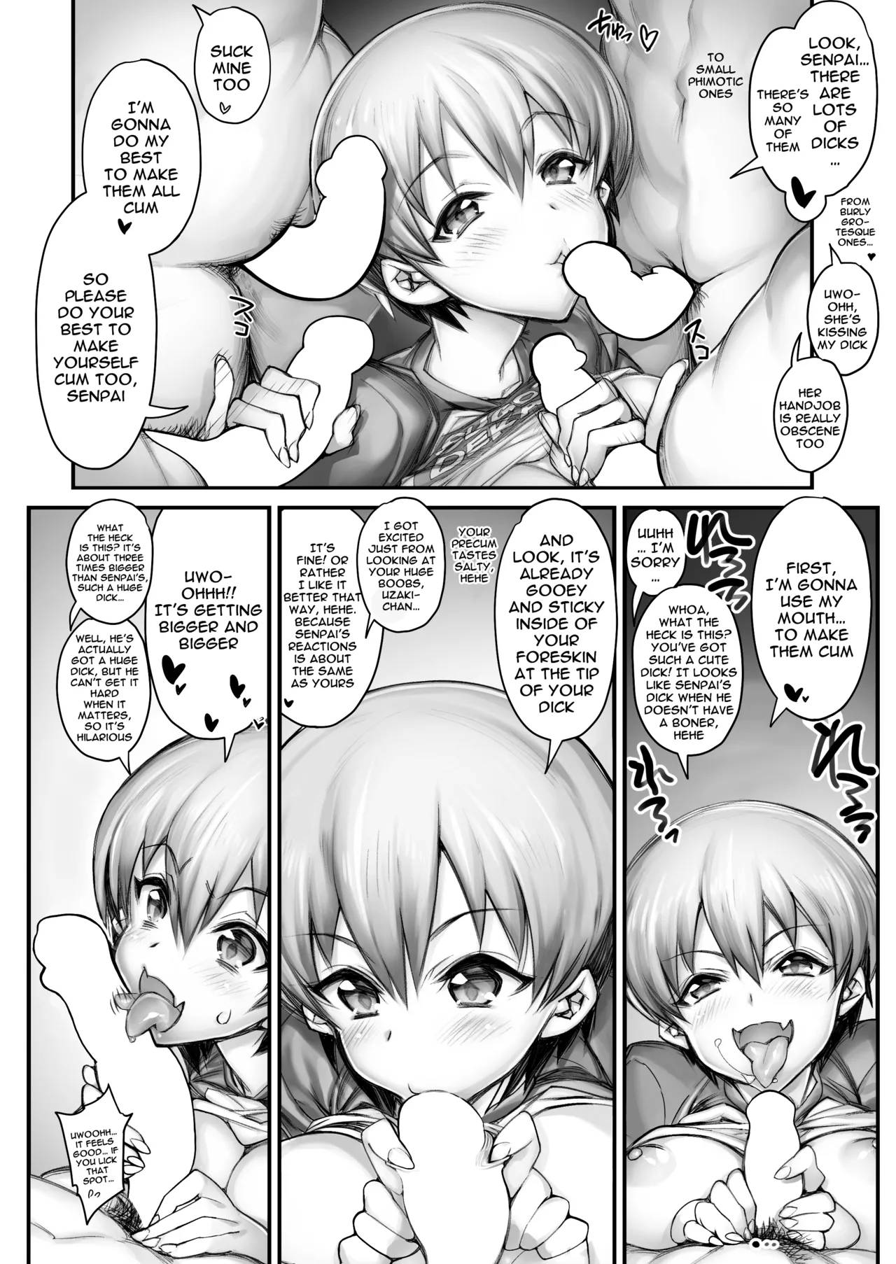 Uzaki-chan Wants To Send Senpai Videos Of Her Having NTR GangBang Sex page 4 full