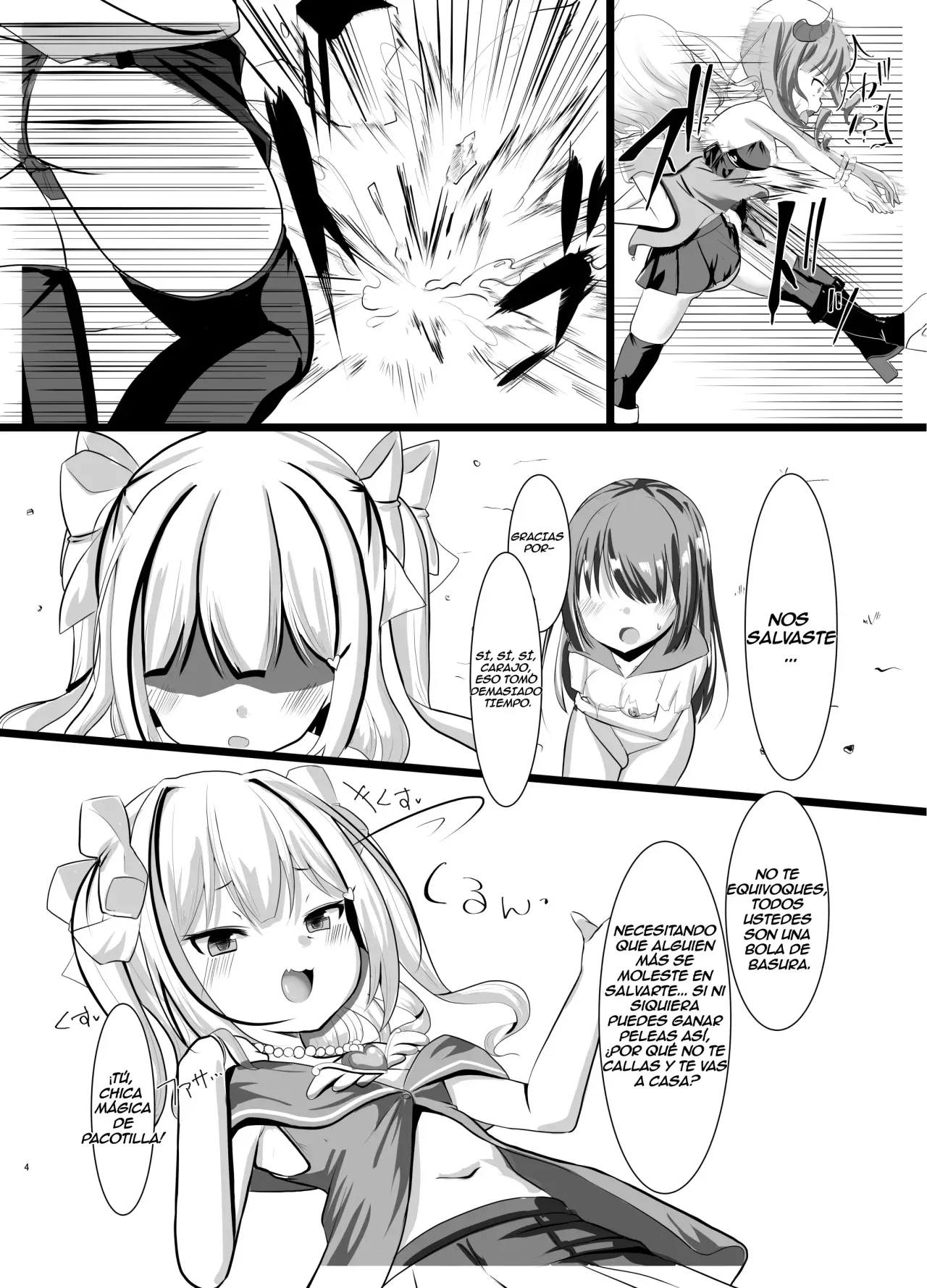 Mahou Shoujo Lumia -Namaiki Shoujo Sennou Dorei Ochi-｜Chica Mágica Lumina -Convirtiendo y Corrompiendo a una Mocosa Arrogante- page 4 full