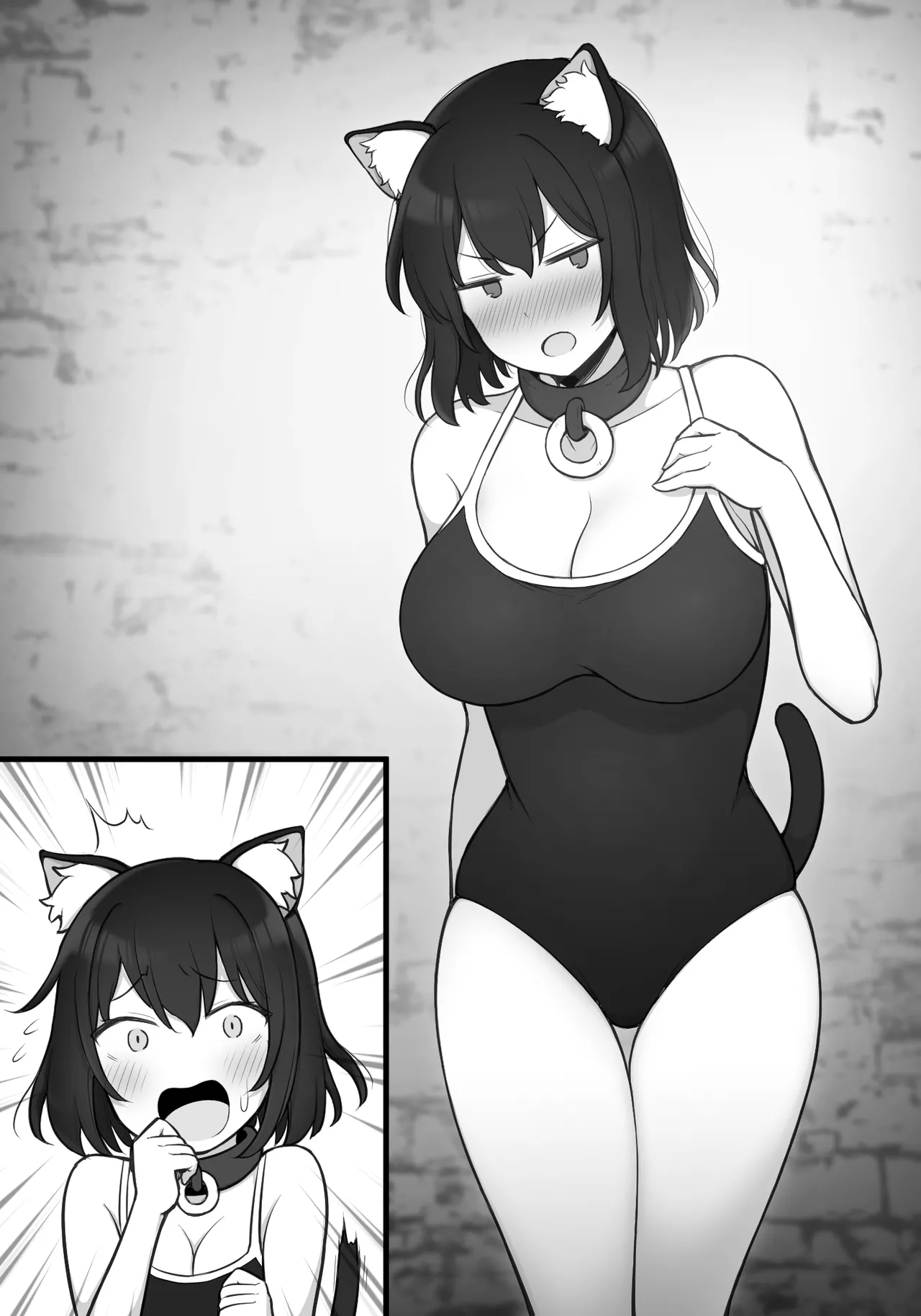 猫耳ちゃんに水着を着せて楽しむ異世界転生した主人公君 page 6 full