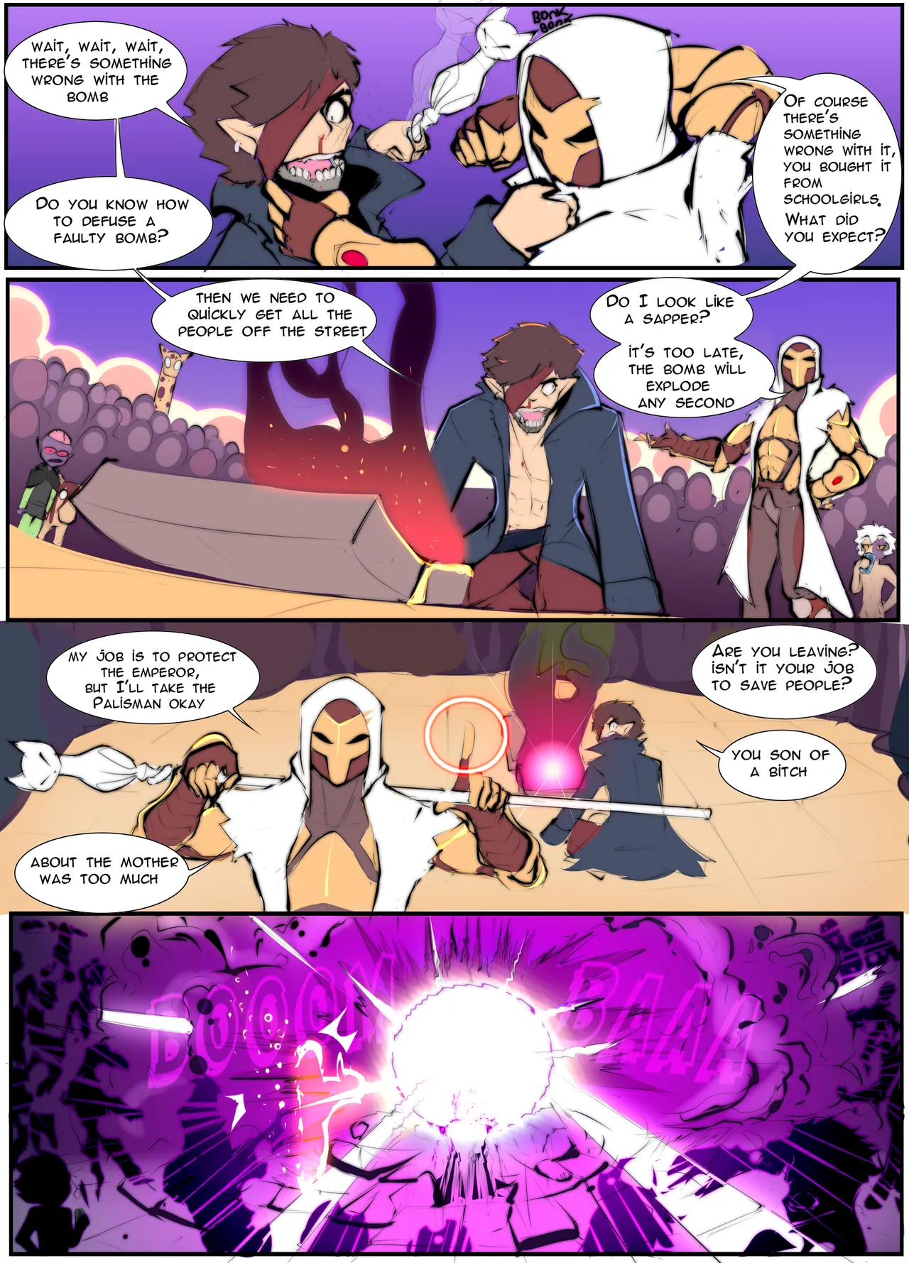 Odalia x Eda x Hunter comic page 5 full