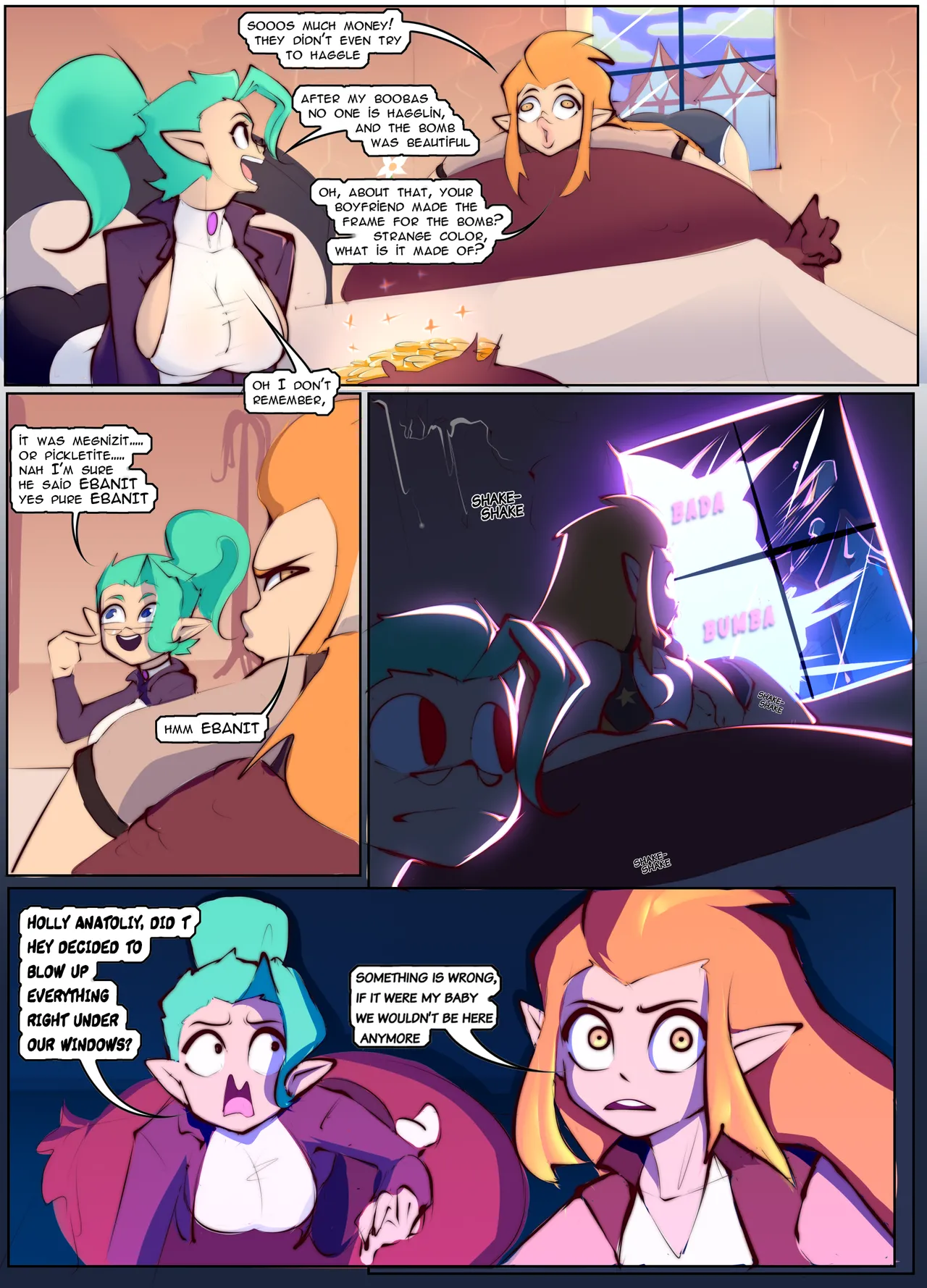 Odalia x Eda x Hunter comic page 6 full