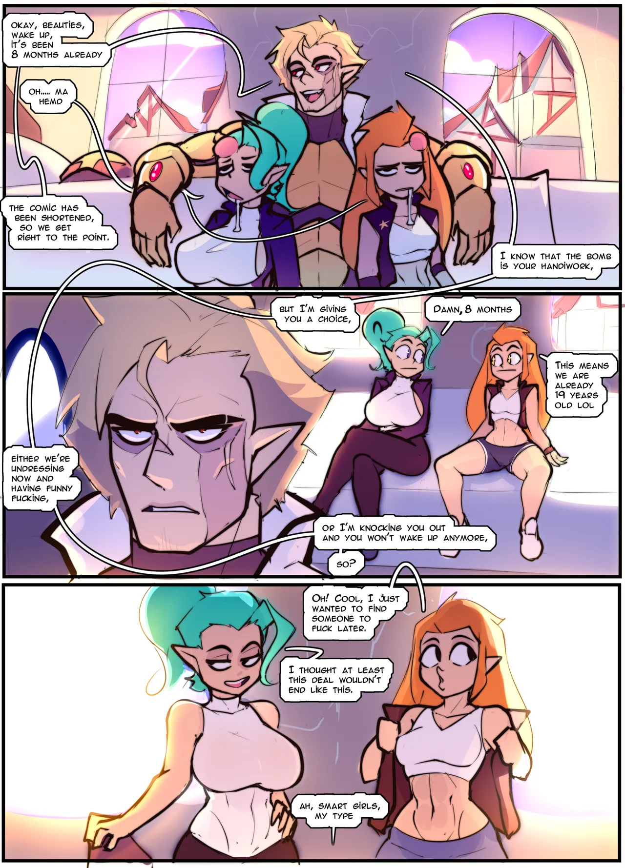 Odalia x Eda x Hunter comic page 9 full